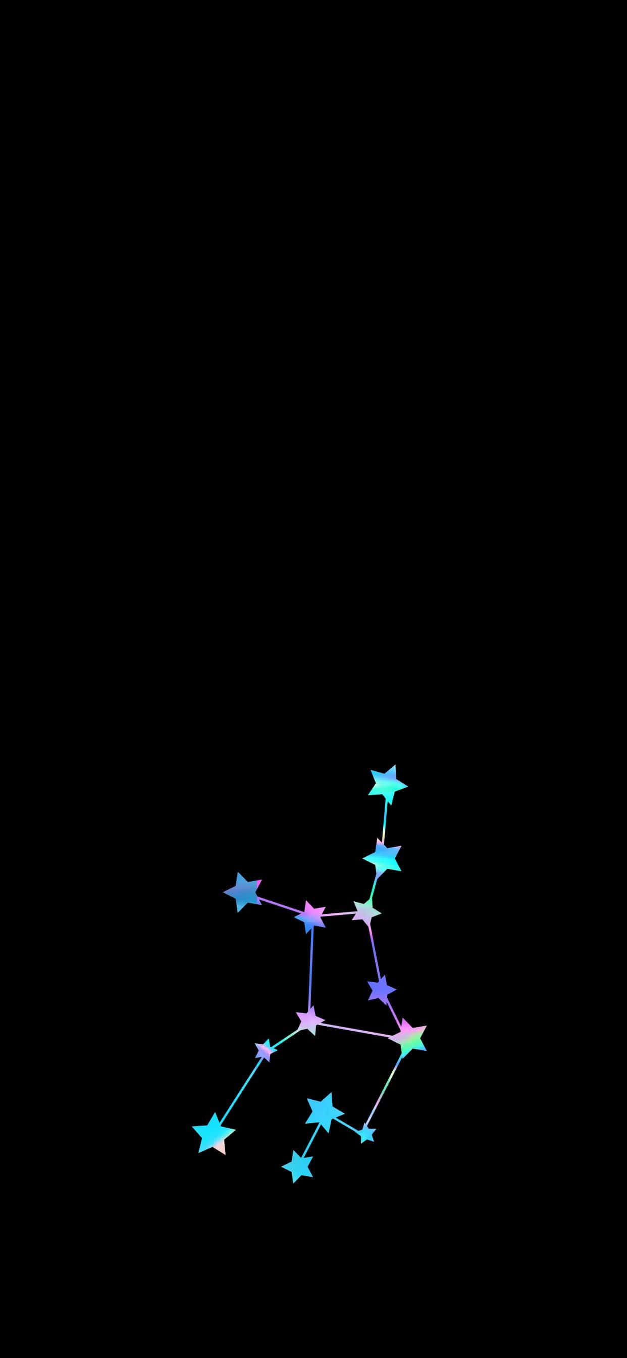 Minimalistiki Virgo Astrology iPhone Picha ya Ukuta