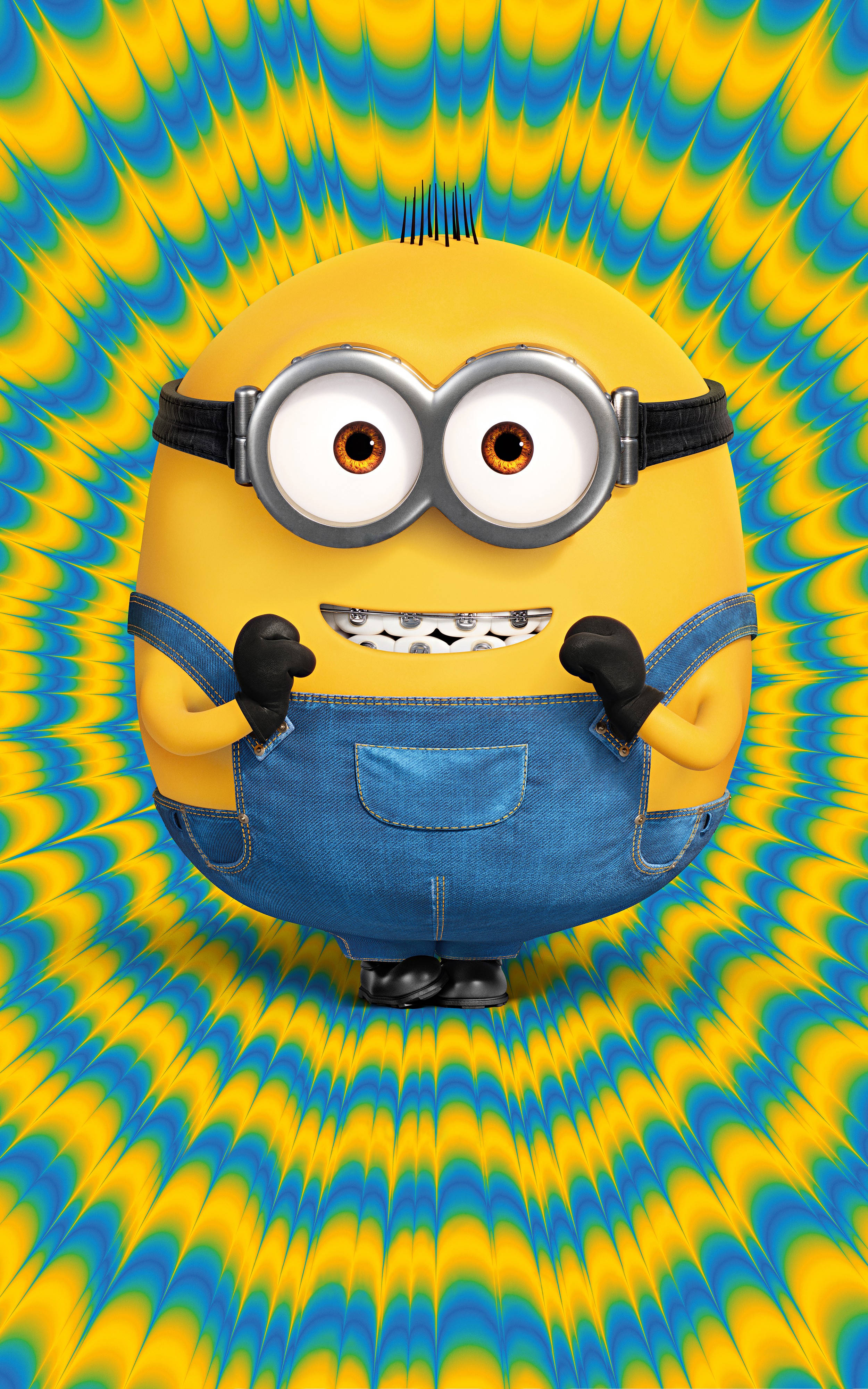 Minions Yellow And Blue Picha ya Ukuta