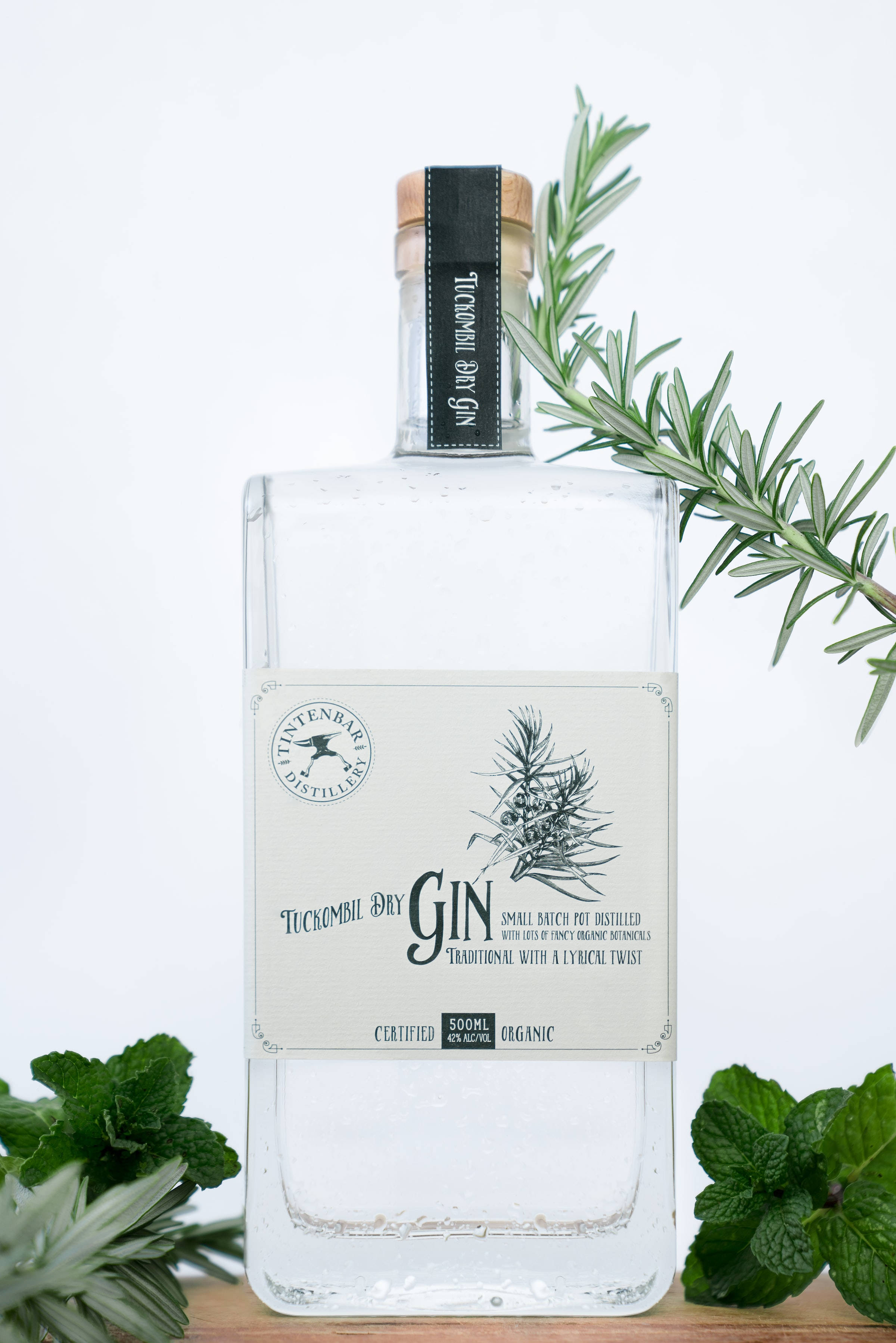Mint Leaves Gin Picha ya Ukuta