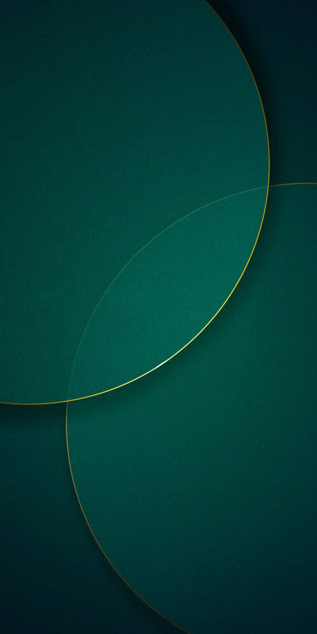 Mistari ya Mduara ya Kijani Kibichi ya Redmi 9 Picha ya Ukuta