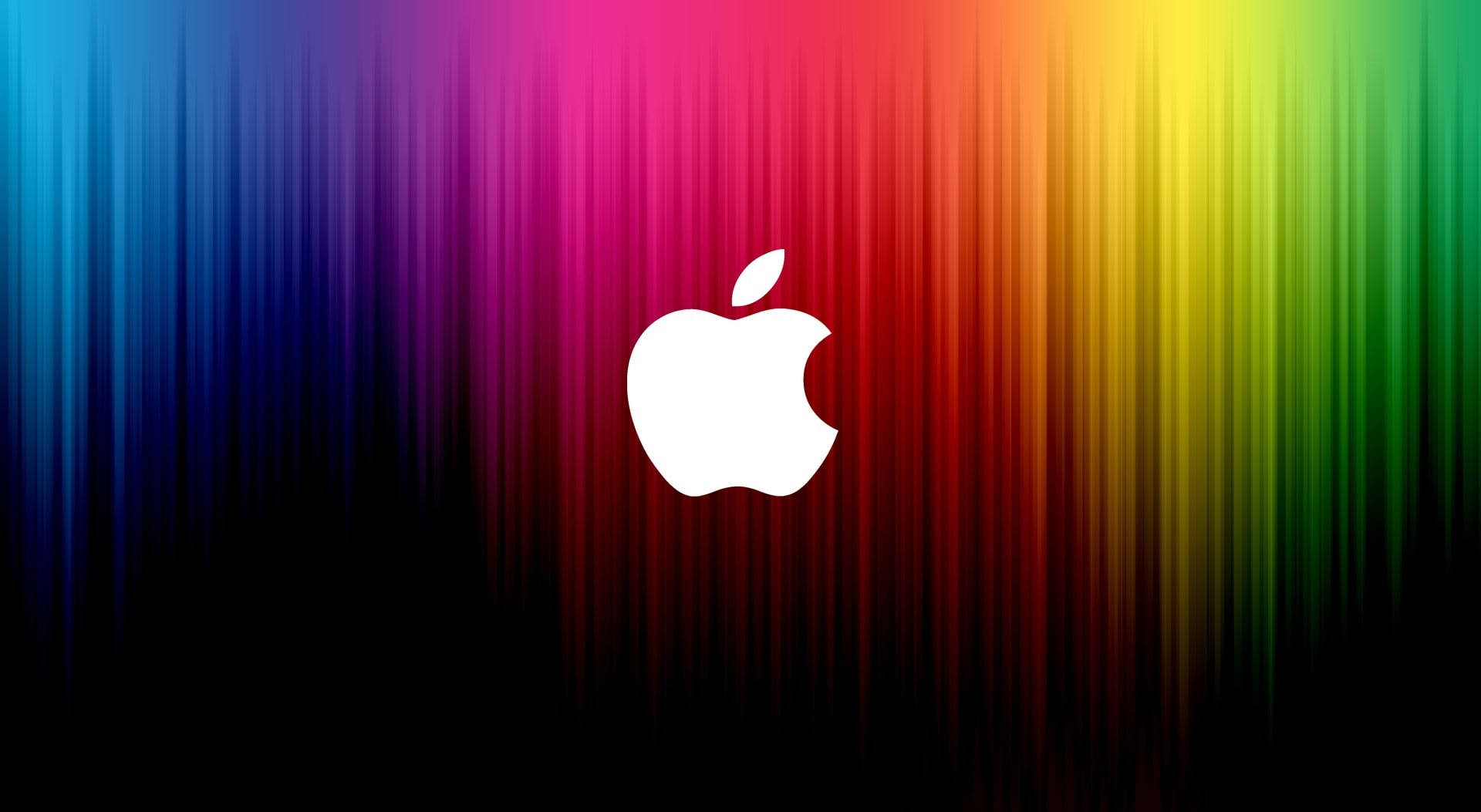 Mistari ya Upinde wa mvua MacBook Air Picha ya Ukuta