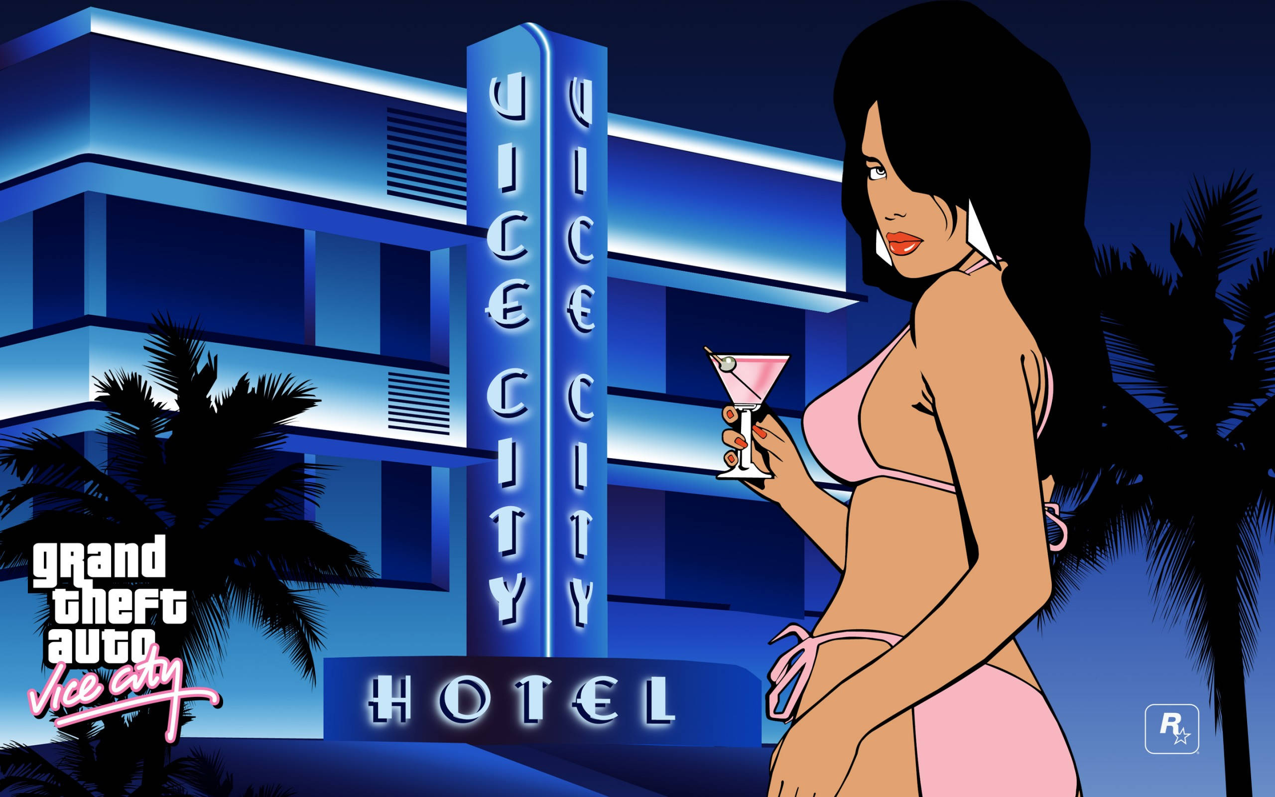 Misty Mvumbaji wa Jalada la GTA Vice City Picha ya Ukuta