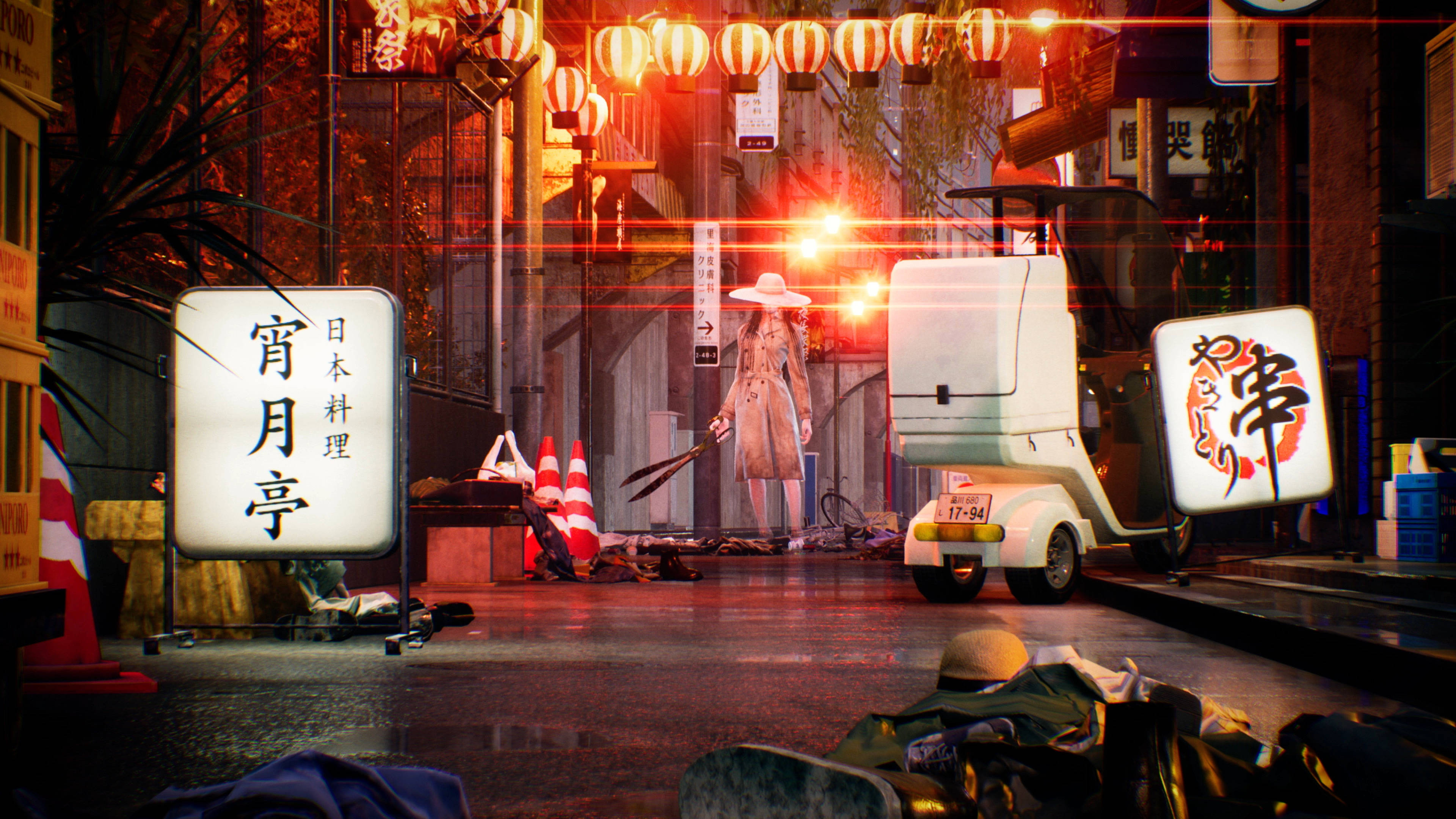 Mitaa ya Kuchisake ya Ghostwire Tokyo Picha ya Ukuta