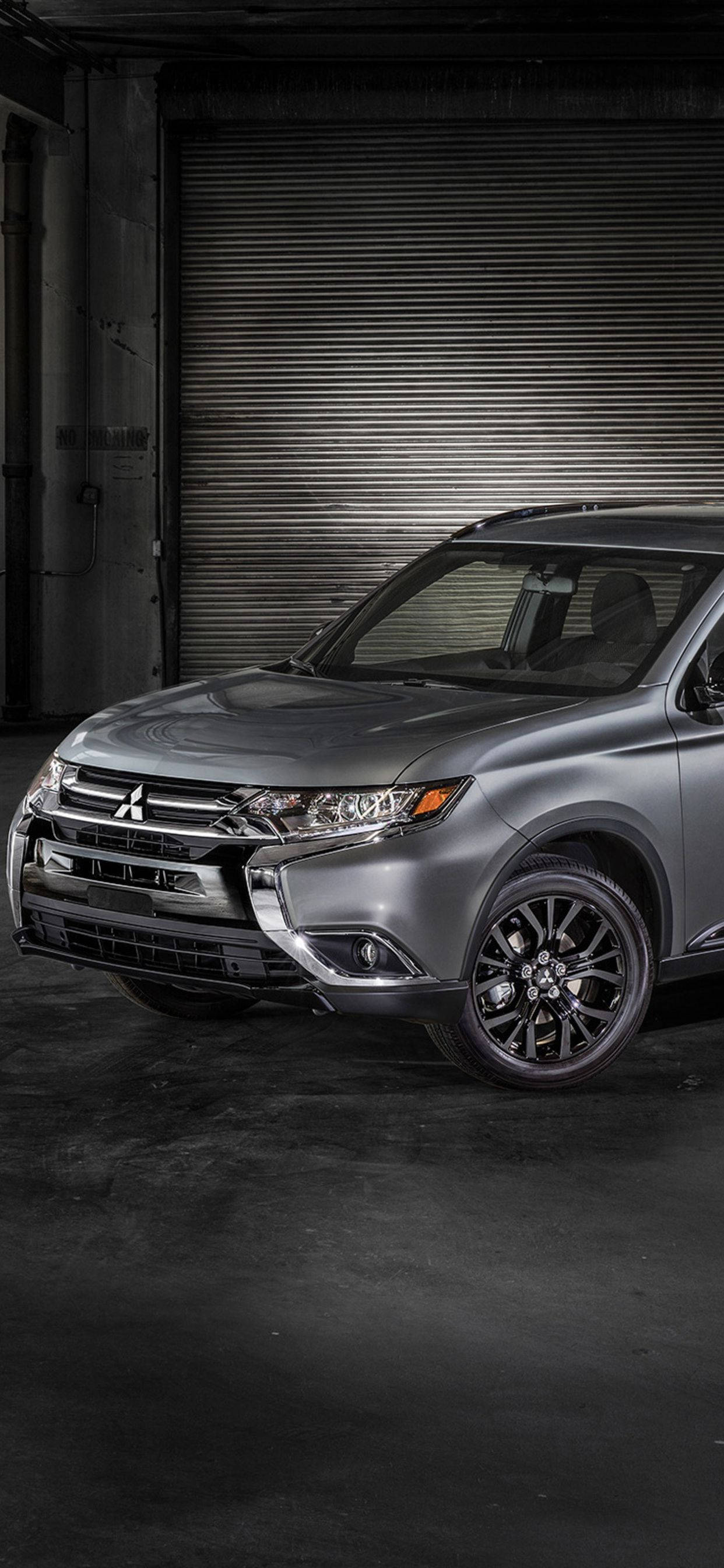 Mitsubishi Outlander Kijivu Picha ya Ukuta