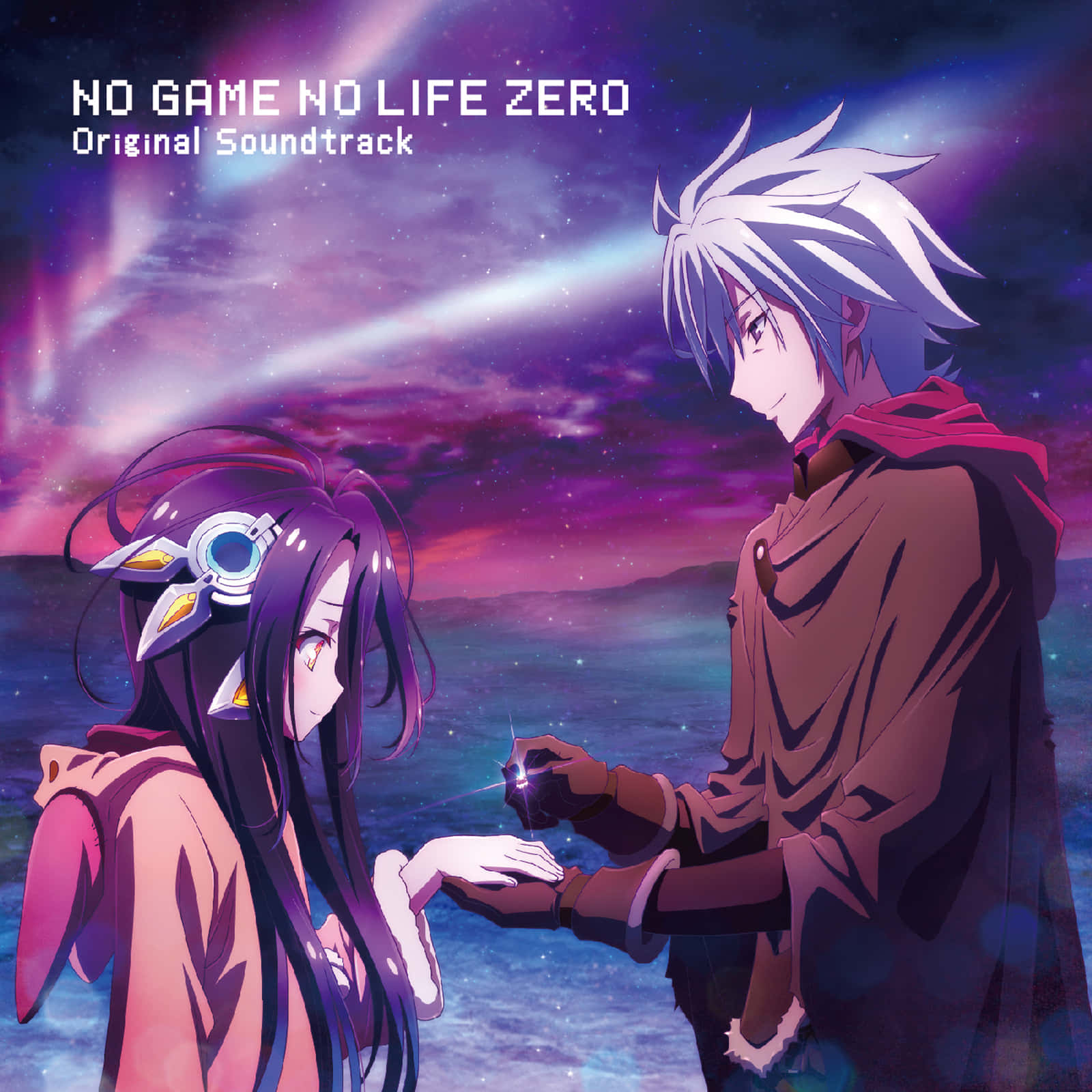 Miungu Wawili Wanaotawala Ulimwengu – Sora na Shiro kutoka No Game No Life Picha ya Ukuta