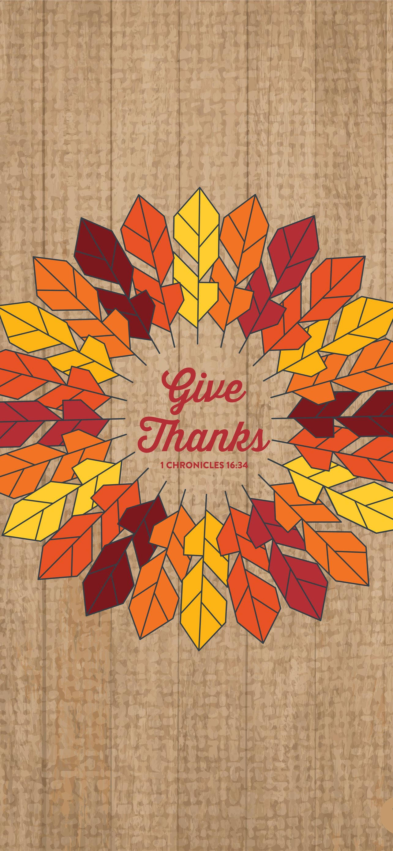 Mizizi ya Autumn Siku ya Thanksgiving iPhone Picha ya Ukuta