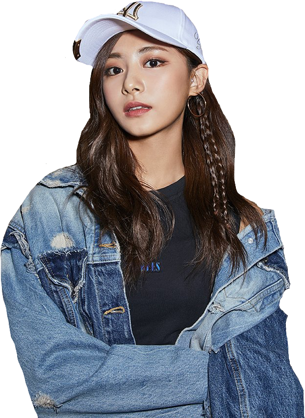 Mkakaji wa Kawaida wa Denim wa Kpop Idol Picha ya Ukuta