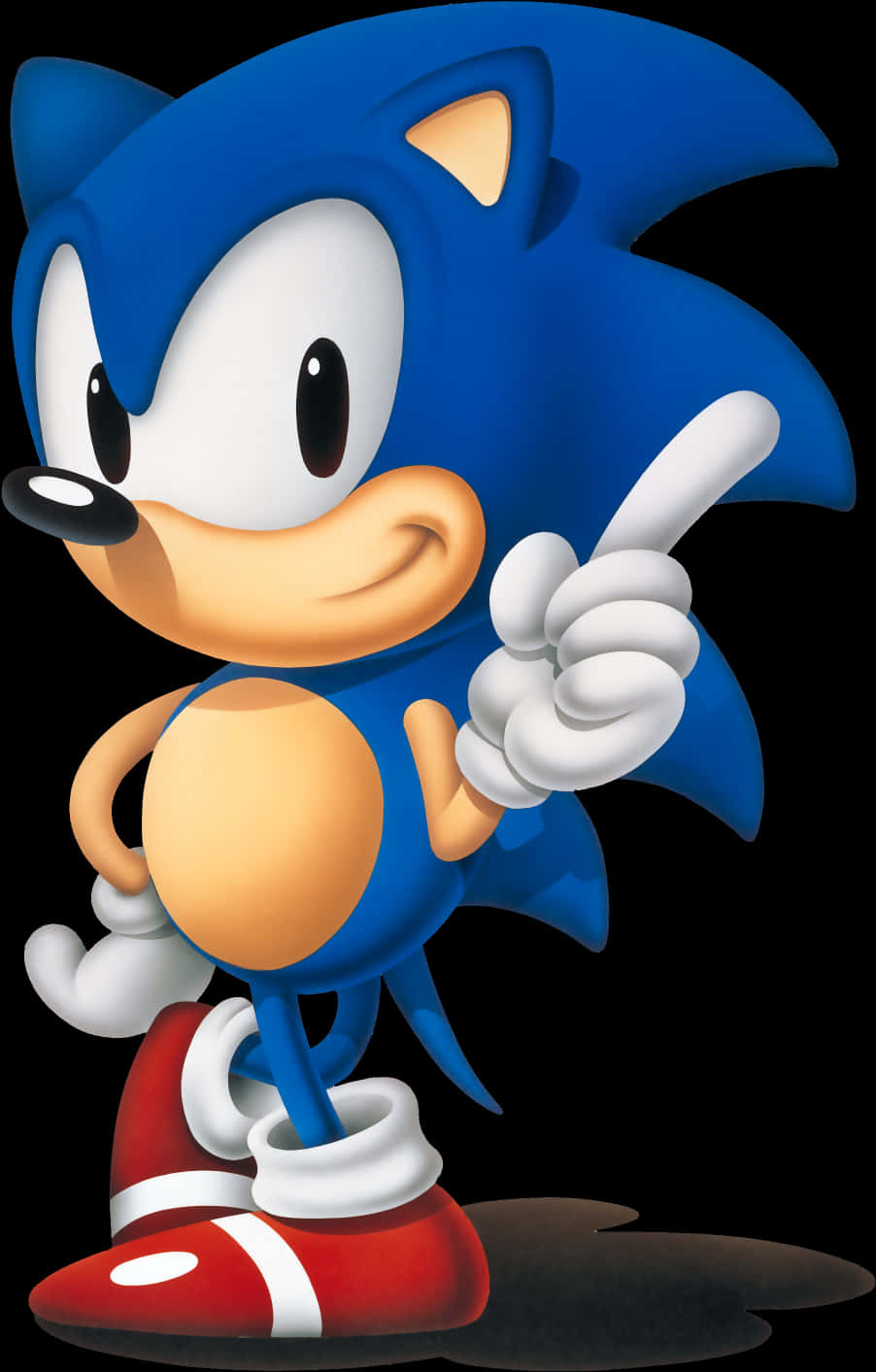 Mkao wa Kawaida wa Sonic Picha ya Ukuta