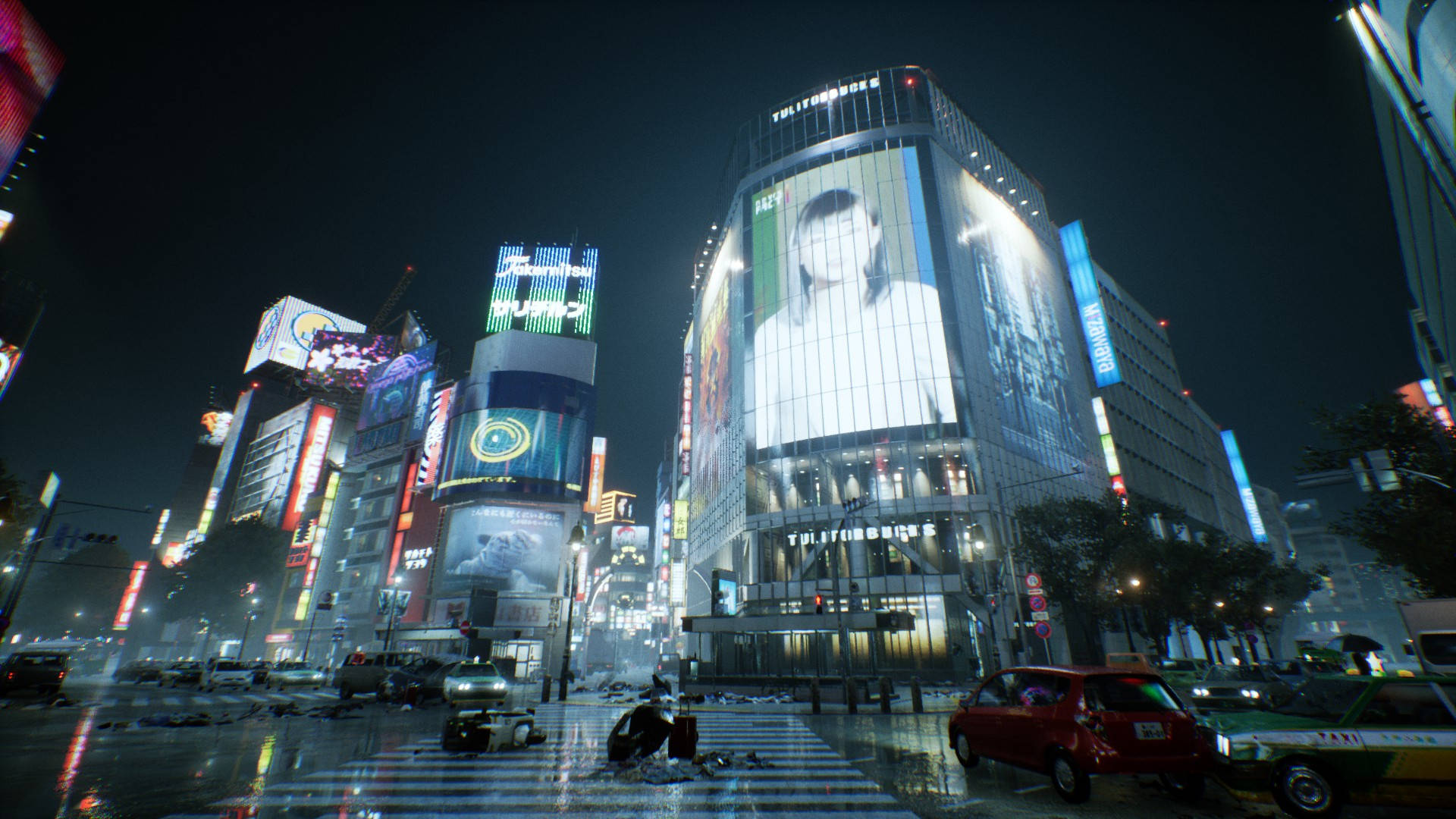 Mkondo wa Shibuya Ghostwire Tokyo Picha ya Ukuta