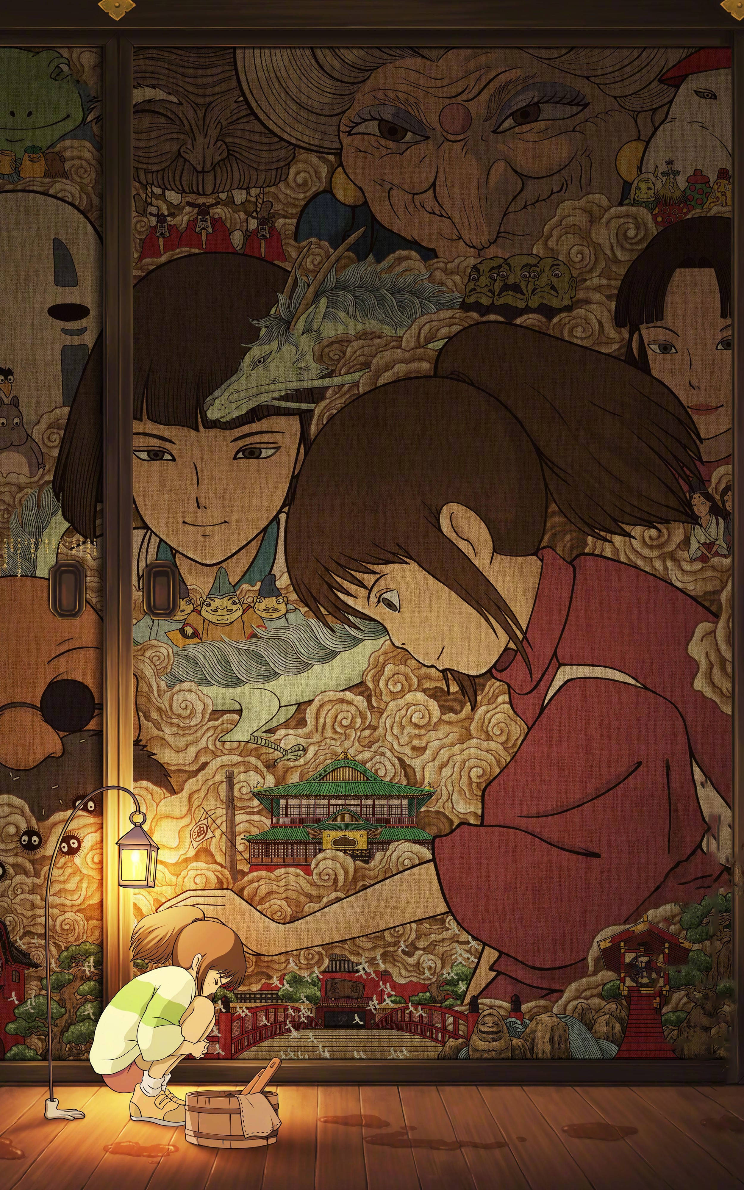 Mkono Spirited Away Picha ya Ukuta