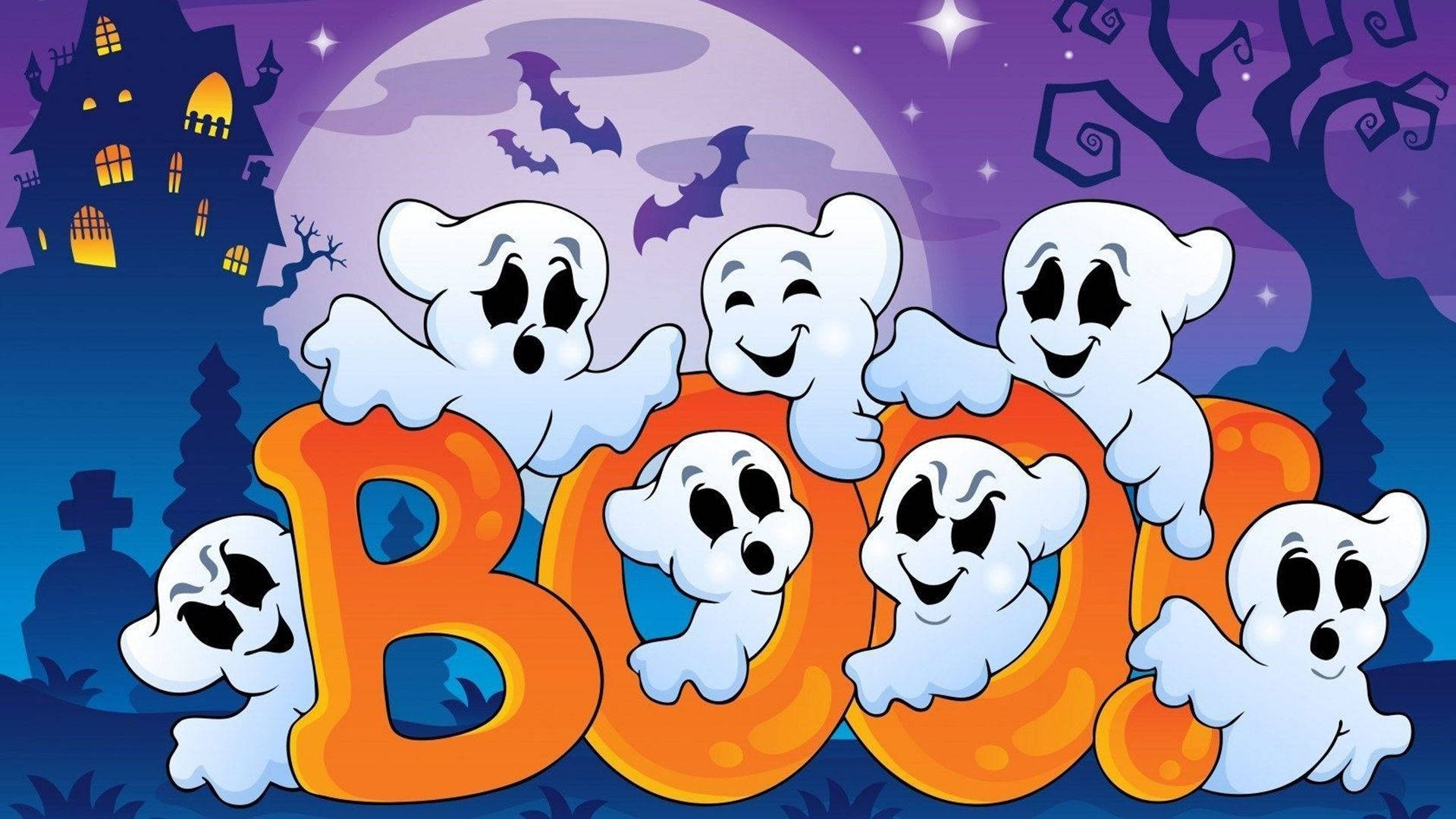 Mkuki wa Kipenzi cha Halloween Picha ya Ukuta