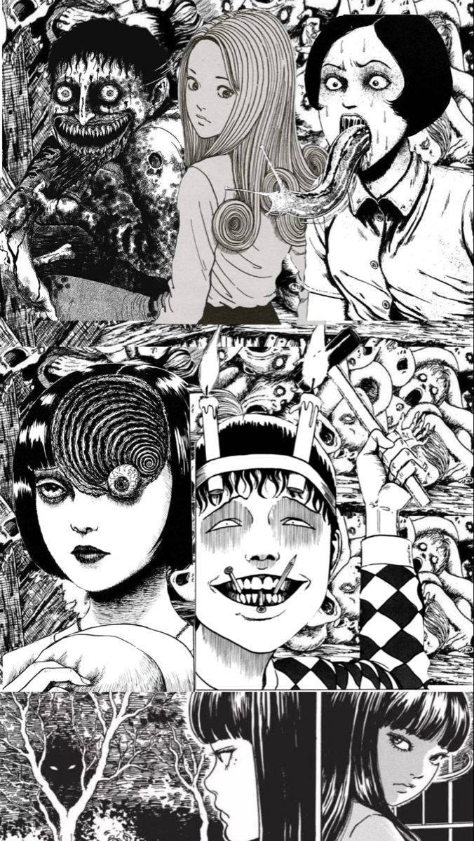 Mkusanyiko wa Kutisha wa Junji Ito Picha ya Ukuta