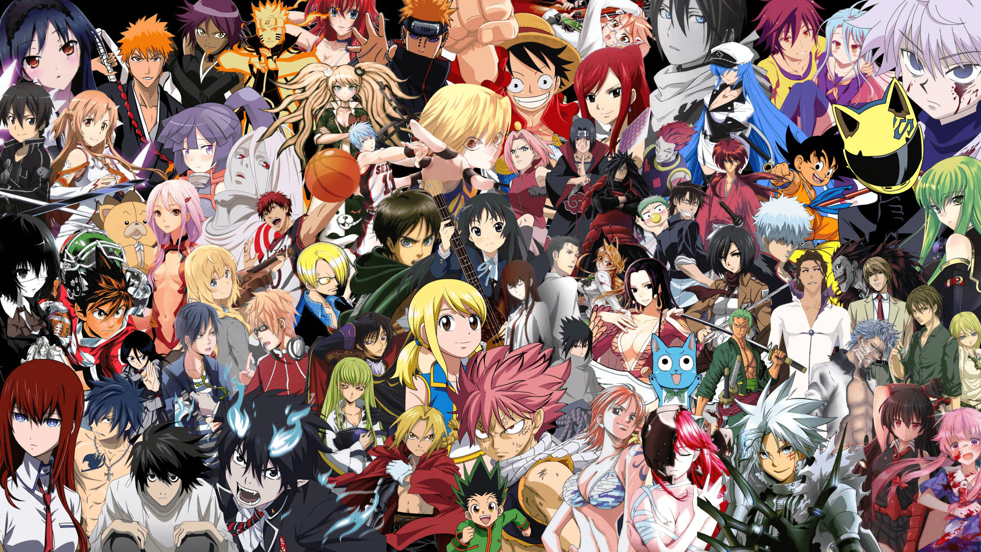 Mkusanyiko wa Picha za Kupendeza za Wahusika wa Anime Picha ya Ukuta