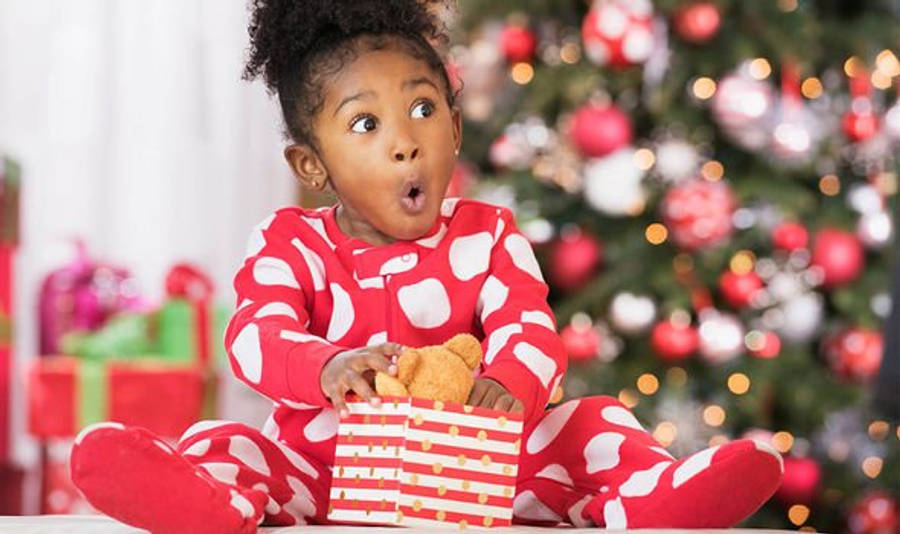 Mkusanyiko wa Sasa wa Zawadi za Krismasi Picha ya Ukuta