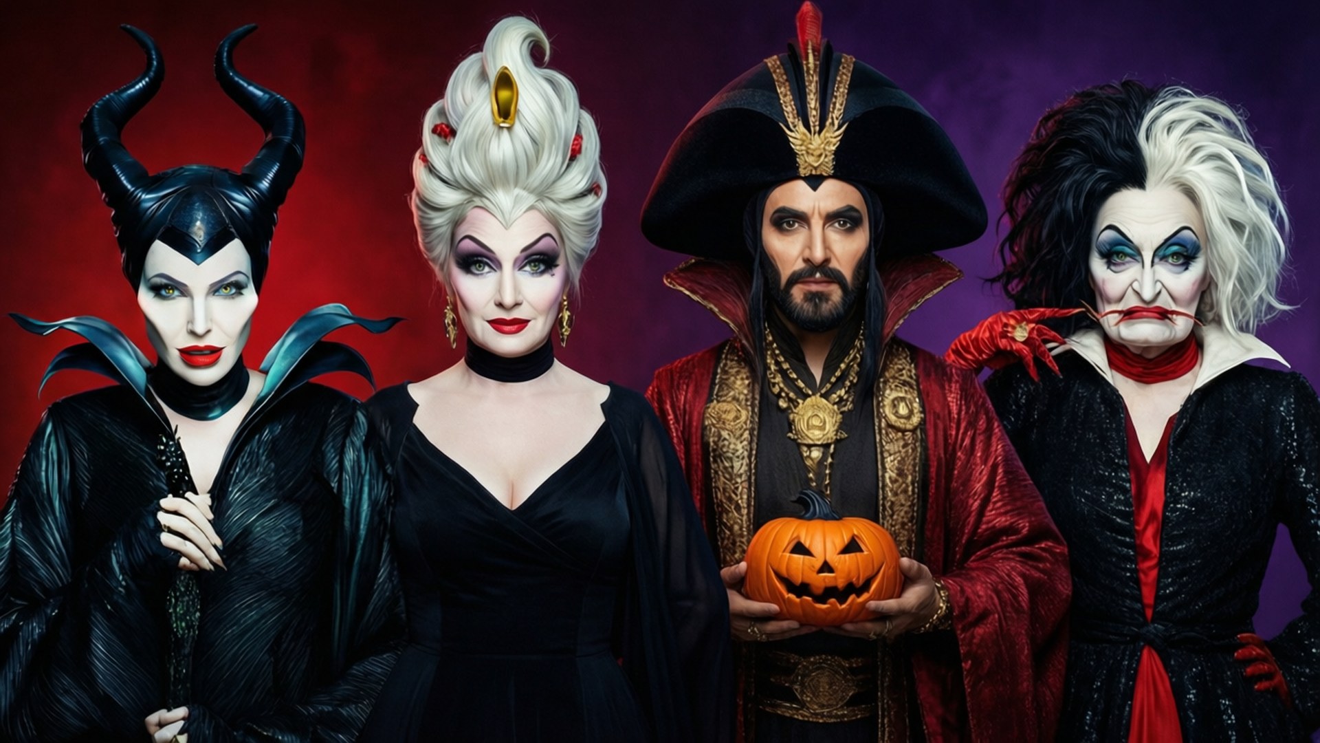 Mkusanyiko wa Sherehe za Halloween na Majambazi Picha ya Ukuta