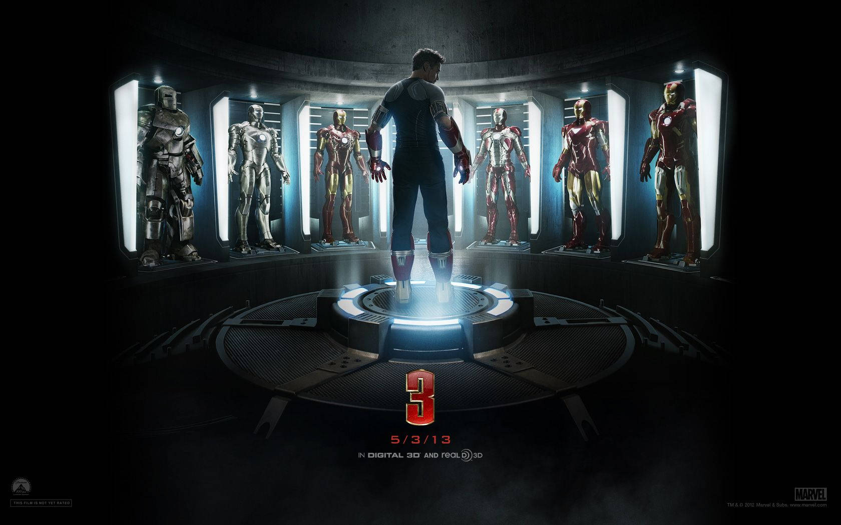 Mkusanyiko wa Suti za Iron Man Picha ya Ukuta