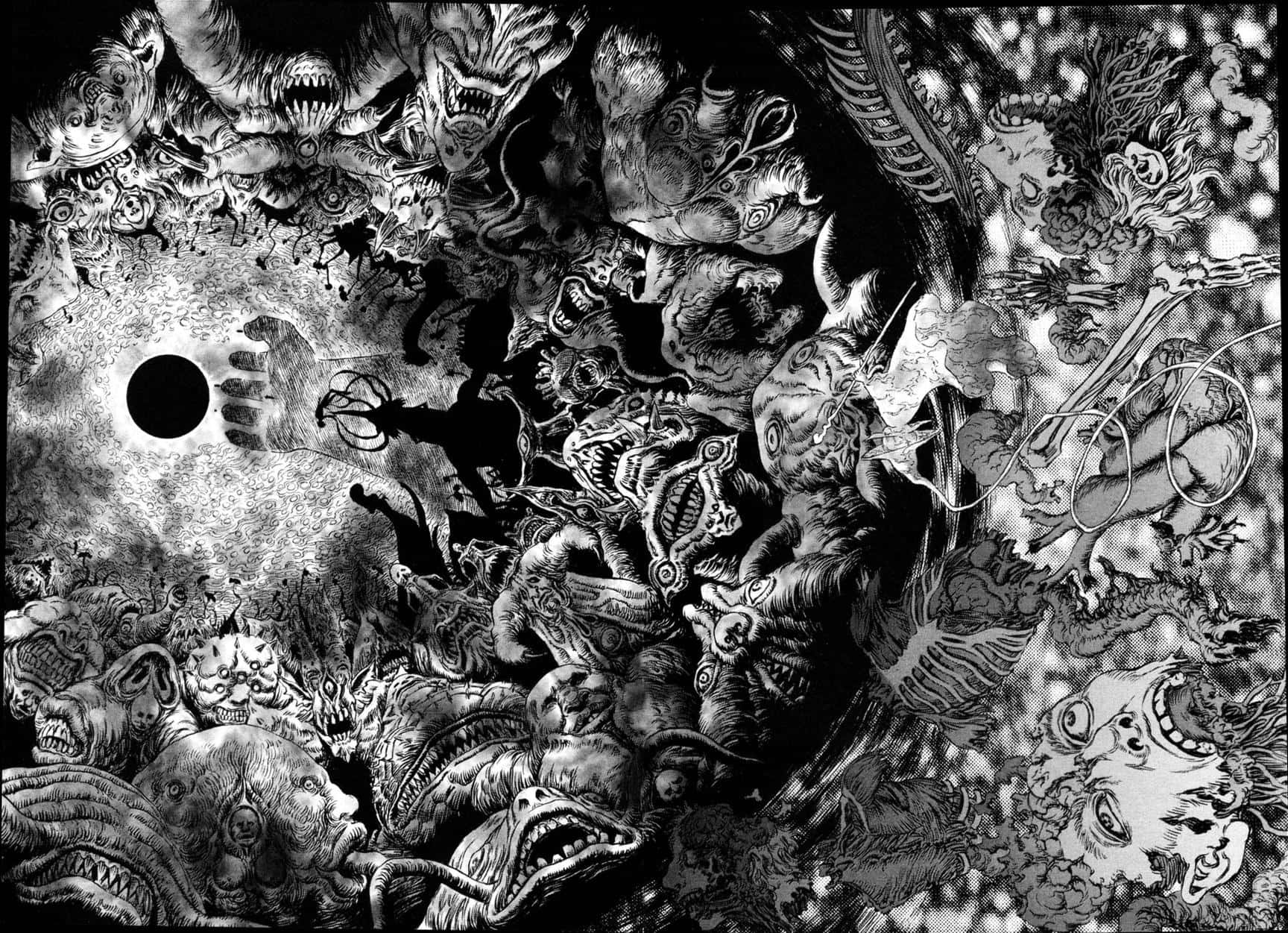 Mkusanyiko wa Wanyama wa Berserk Manga Picha ya Ukuta