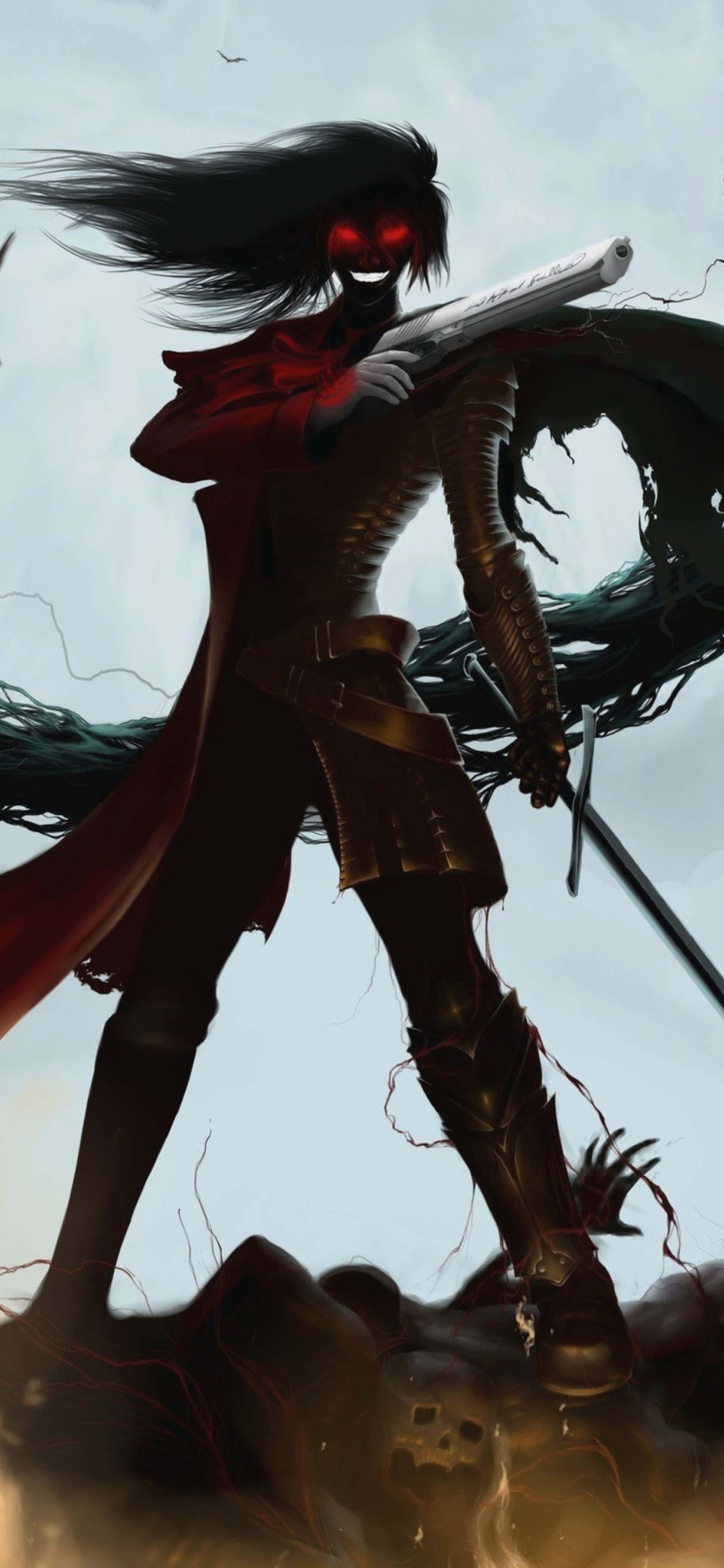Mkutano wa Kuvutia katika Hellsing Ultimate 4K Picha ya Ukuta