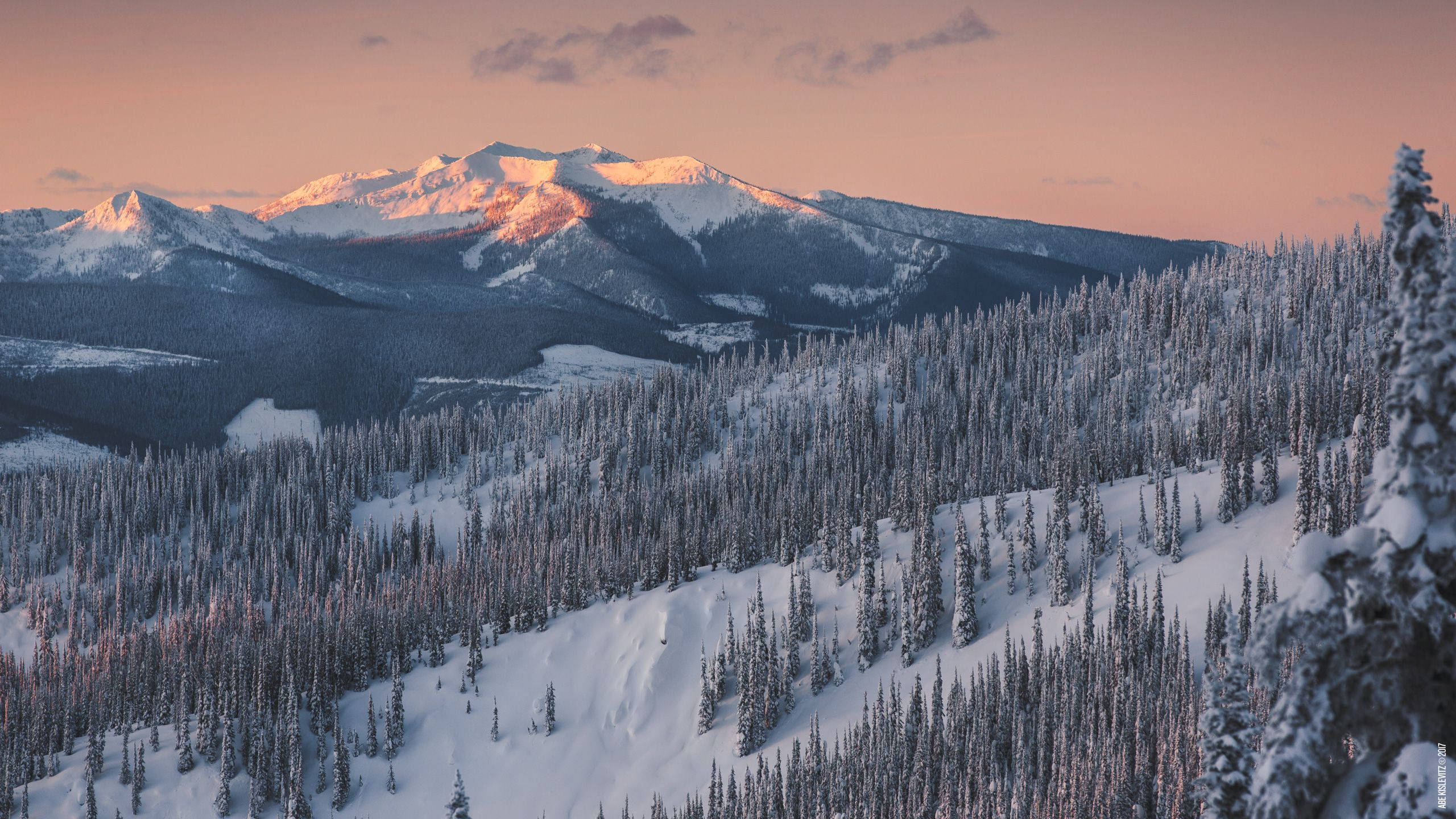Mlima wa Snowy Mountain Range HD wa MacBook Pro Picha ya Ukuta