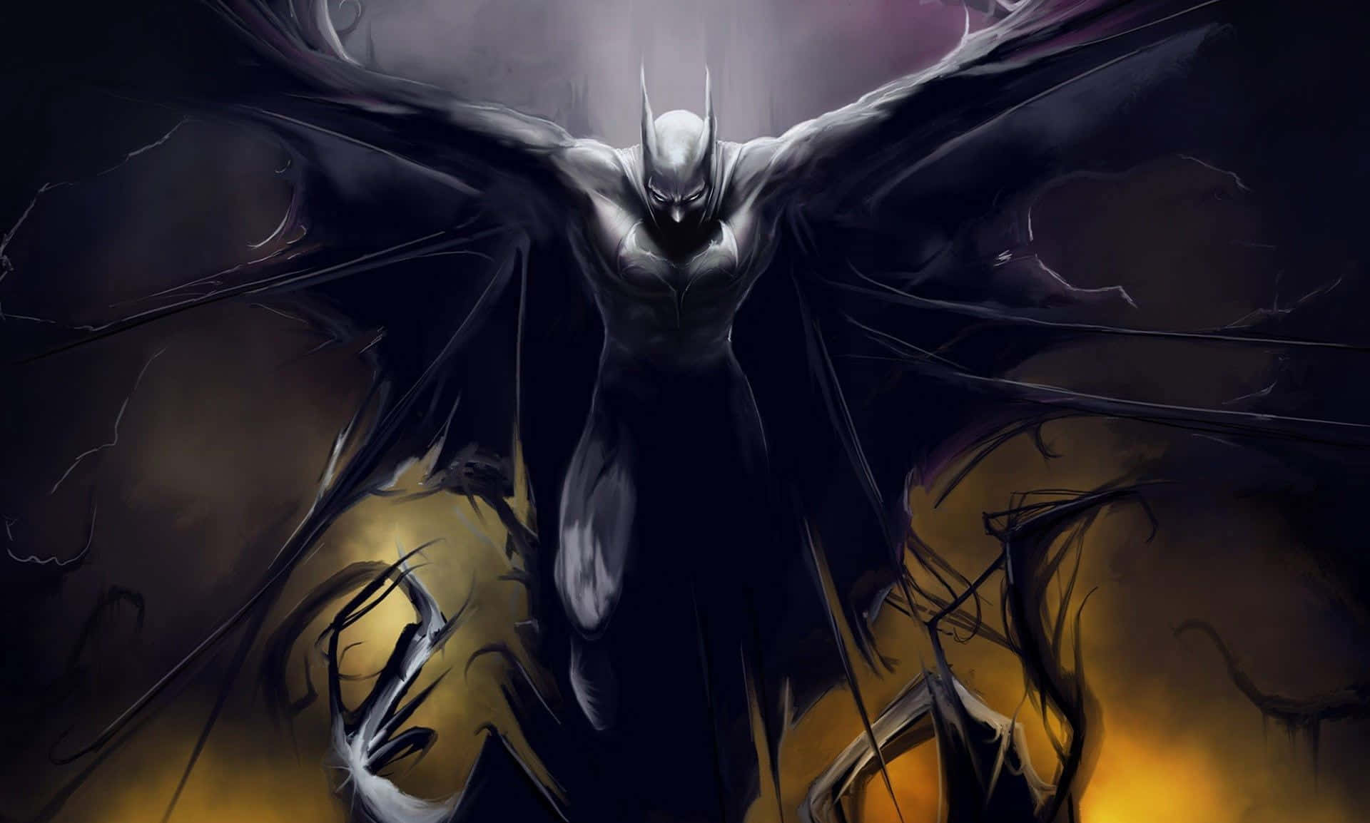 Mlinzi wa Giza anailinda Jiji la Gotham Picha ya Ukuta