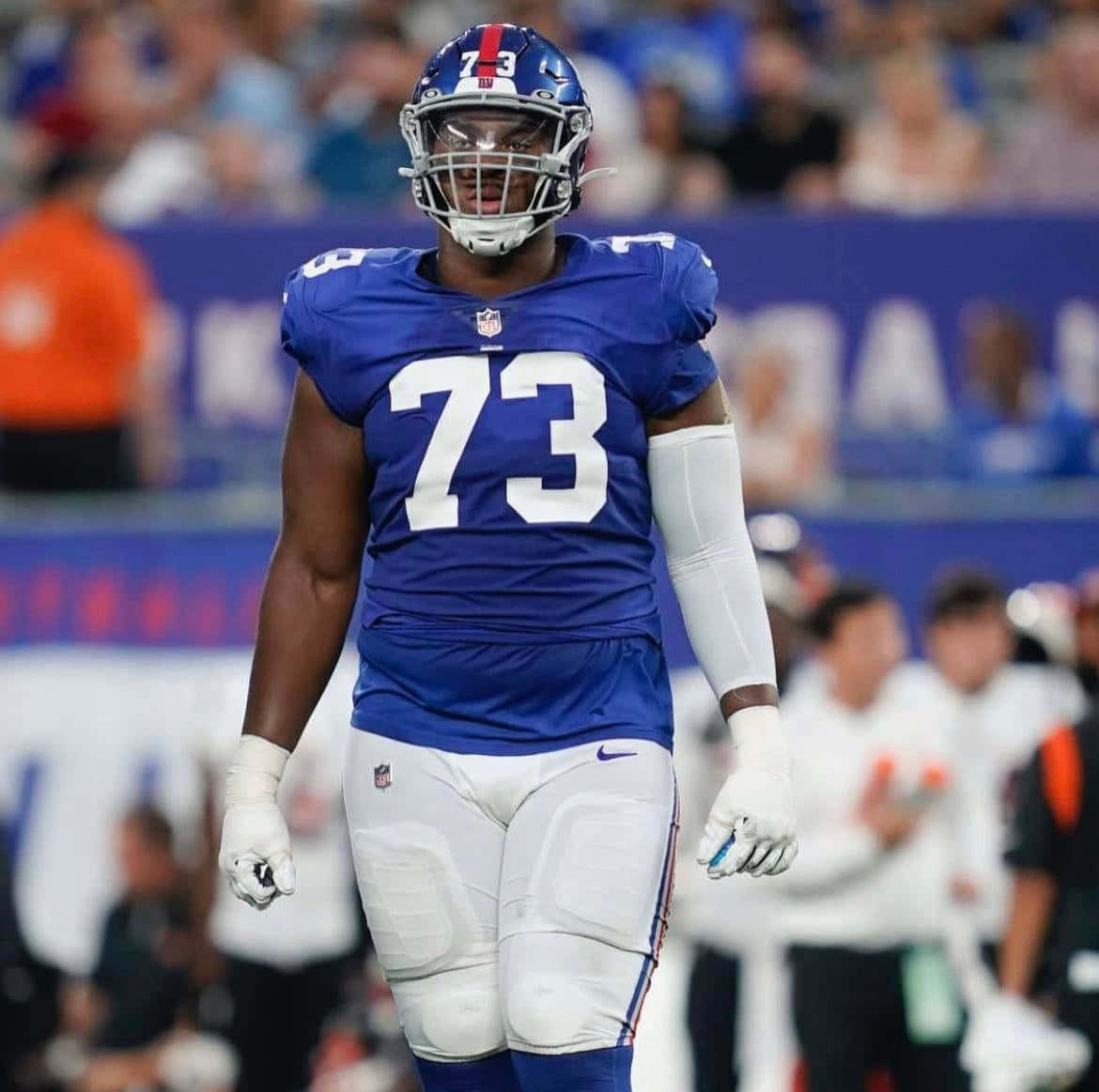 Mlinzi wa Mashambulizi wa Giants Evan Neal Picha ya Ukuta