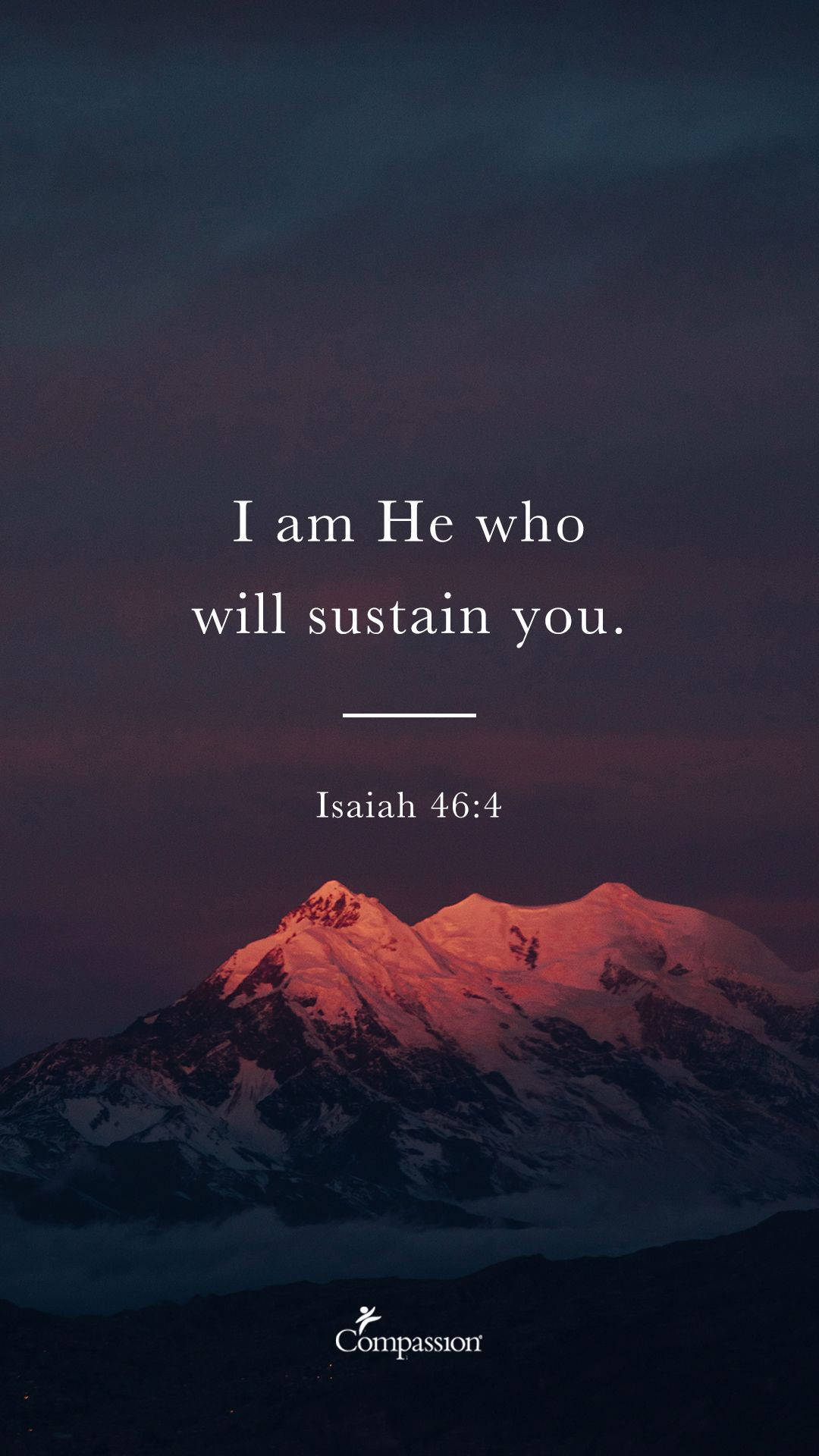 Mlio wa Theluji na Aya ya Biblia ya Mrembo Picha ya Ukuta