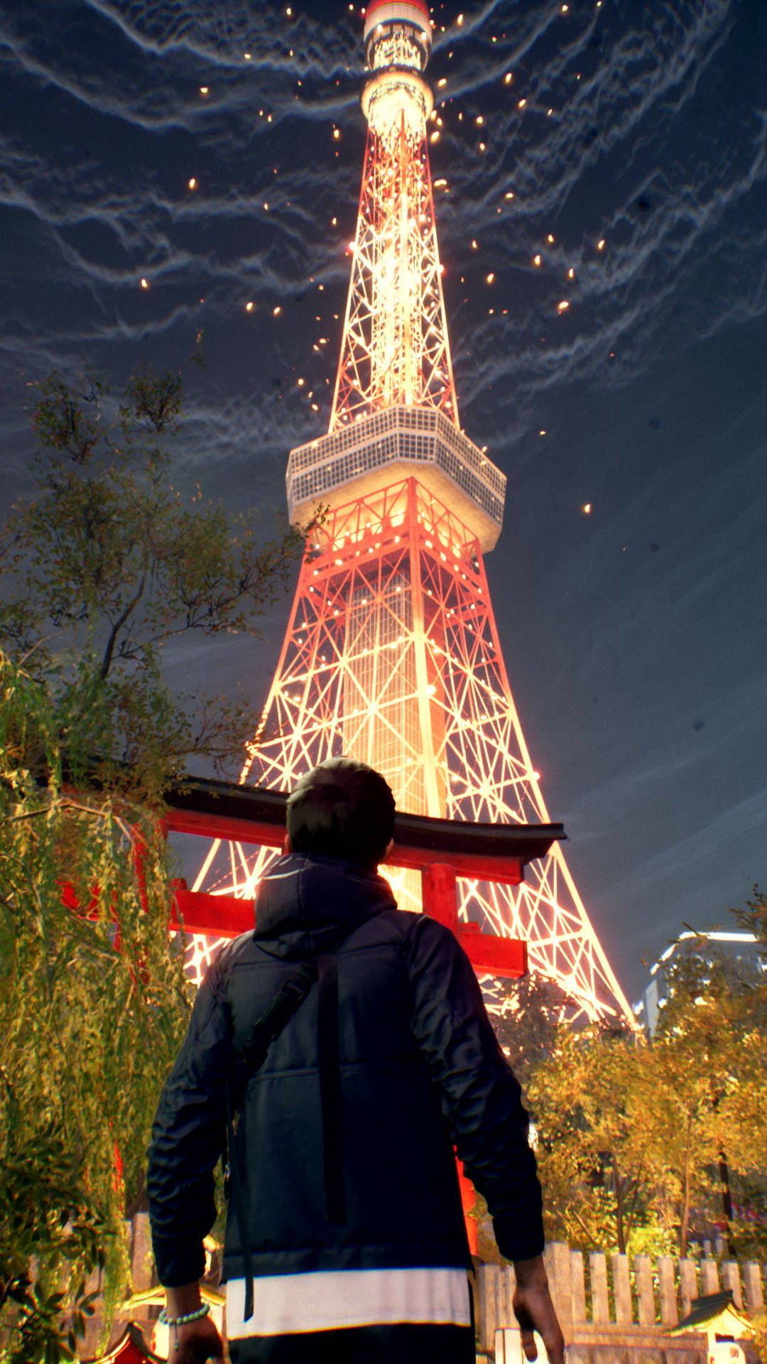 Mnara wa Ghostwire Tokyo Picha ya Ukuta