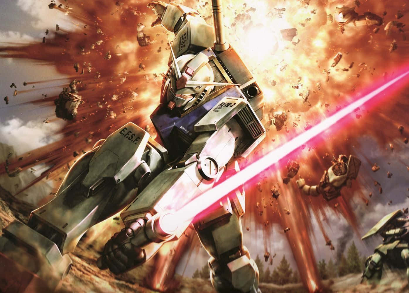 Mobile Suit Gundam - Kujenga Mustakabali Bora Picha ya Ukuta
