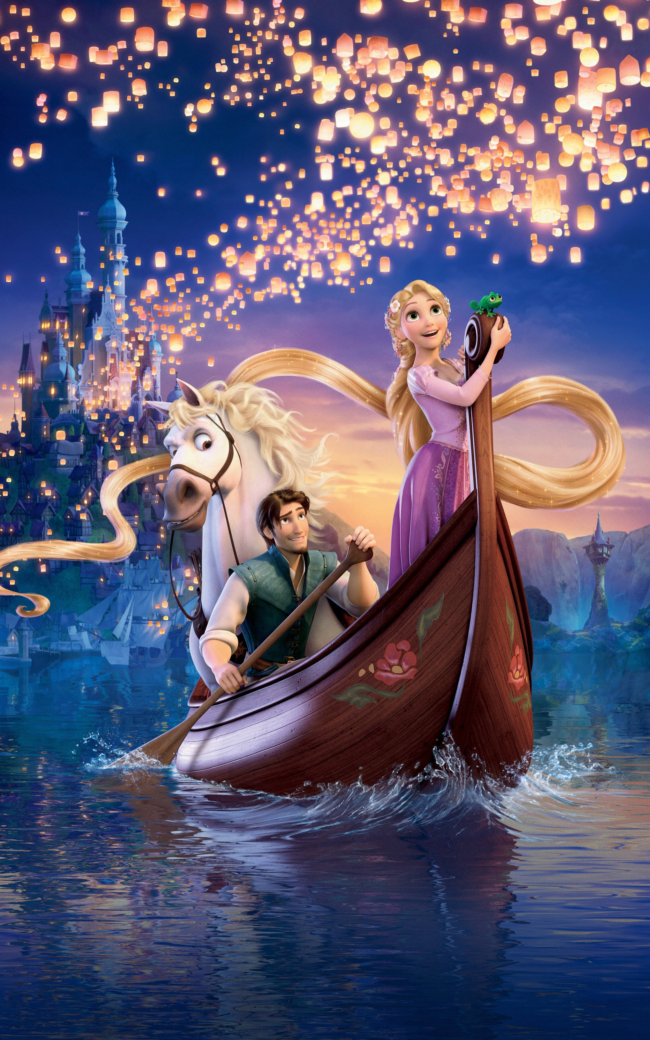 Mobile Tangled Rapunzel Picha ya Ukuta