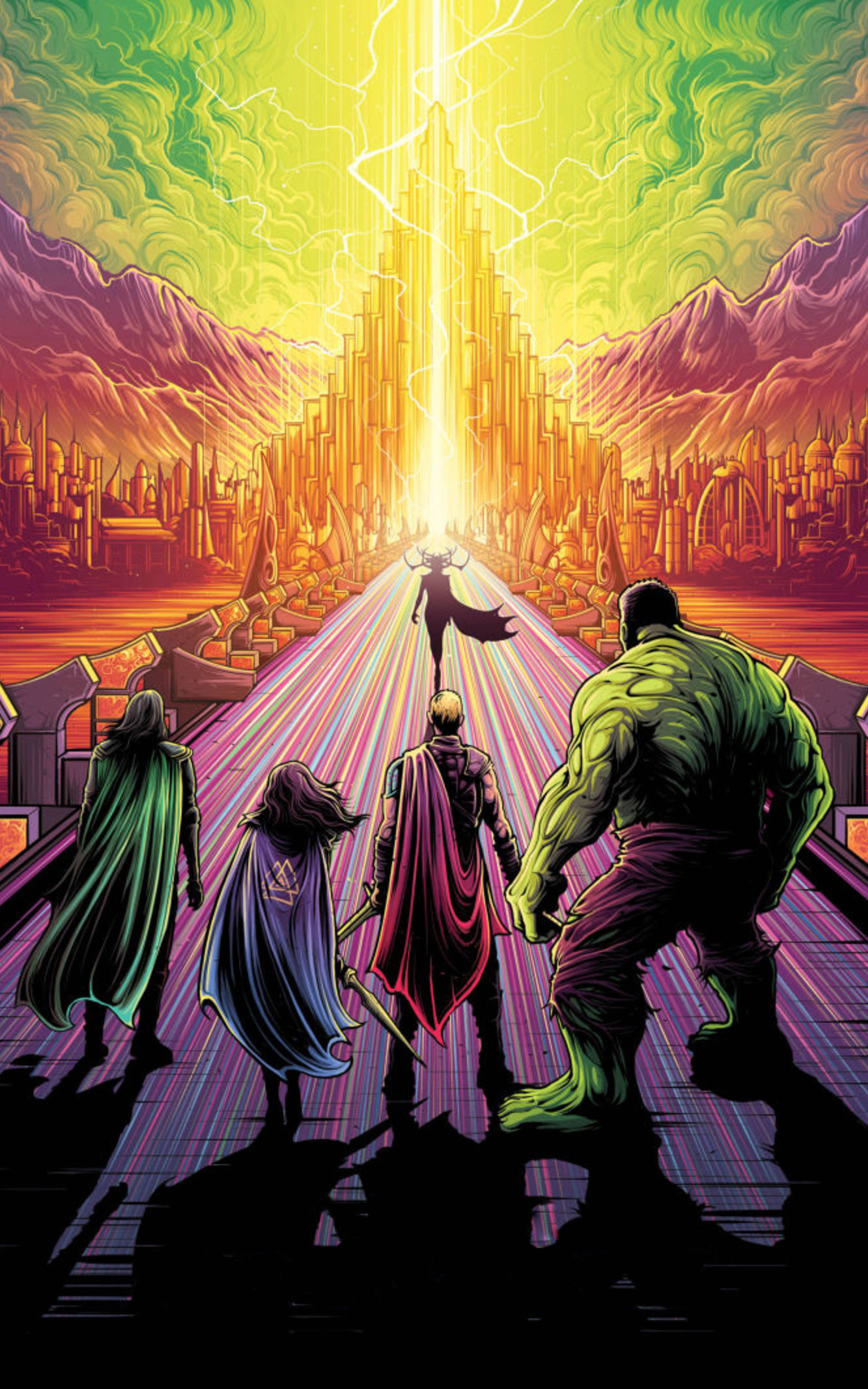 Mobile Thor Ragnarok Picha ya Ukuta