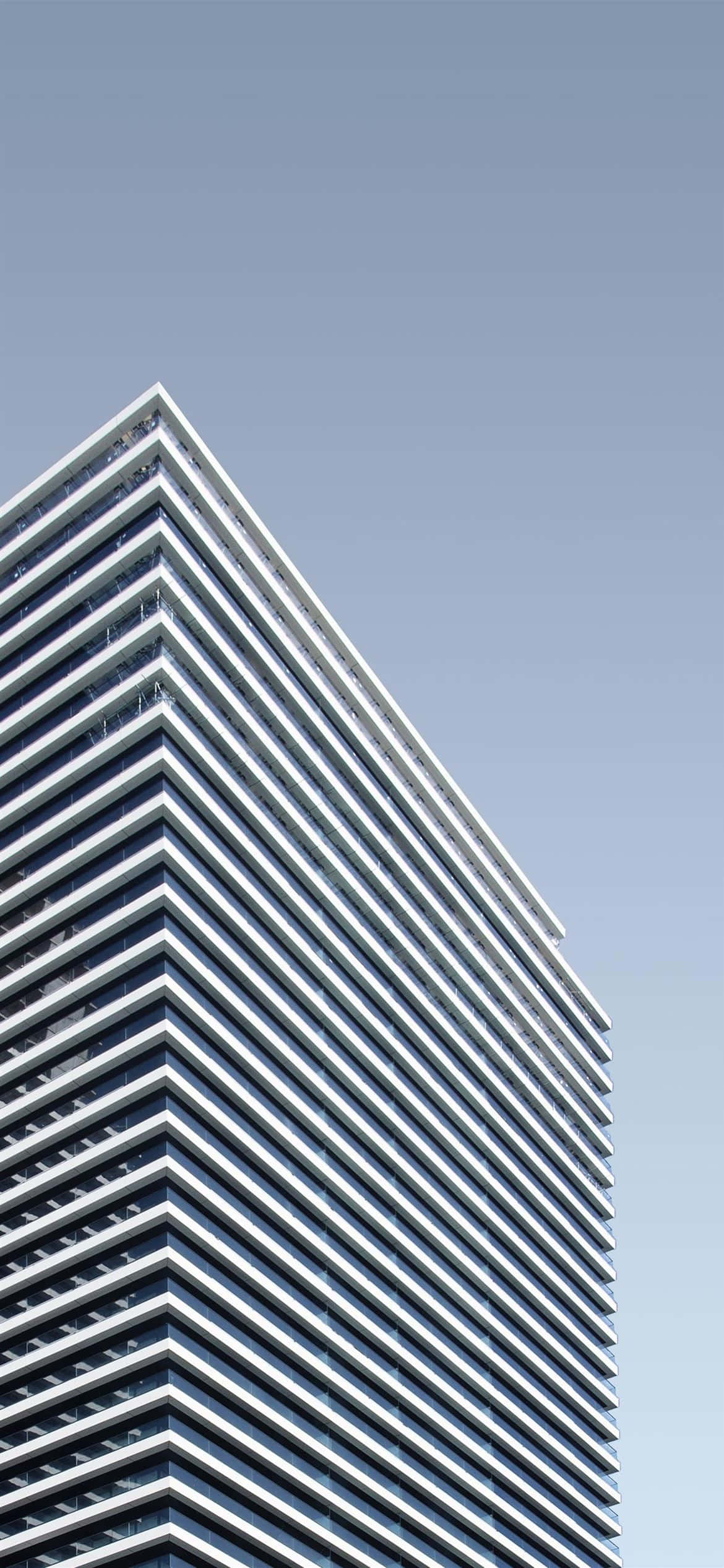 Modern iPhone Canary Wharf Building Complex Picha ya Ukuta
