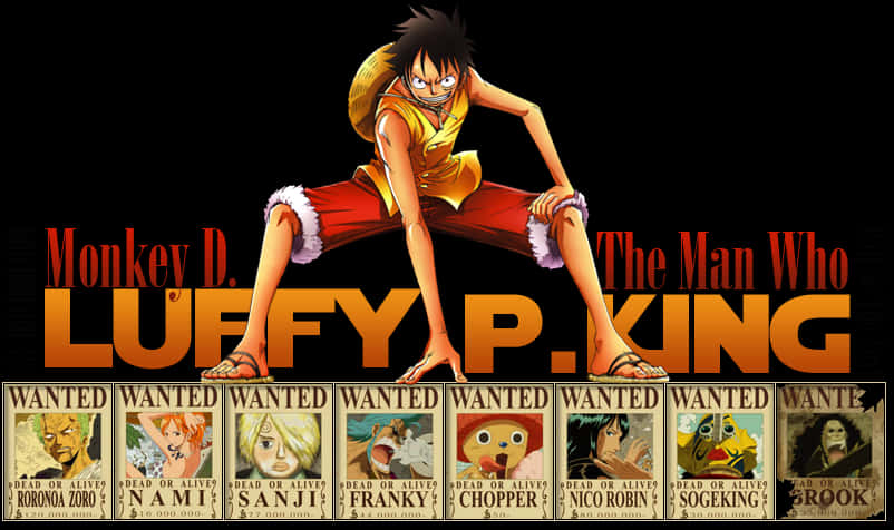 Monkey D Luffy Mfalme Wa Maharamia Picha ya Ukuta