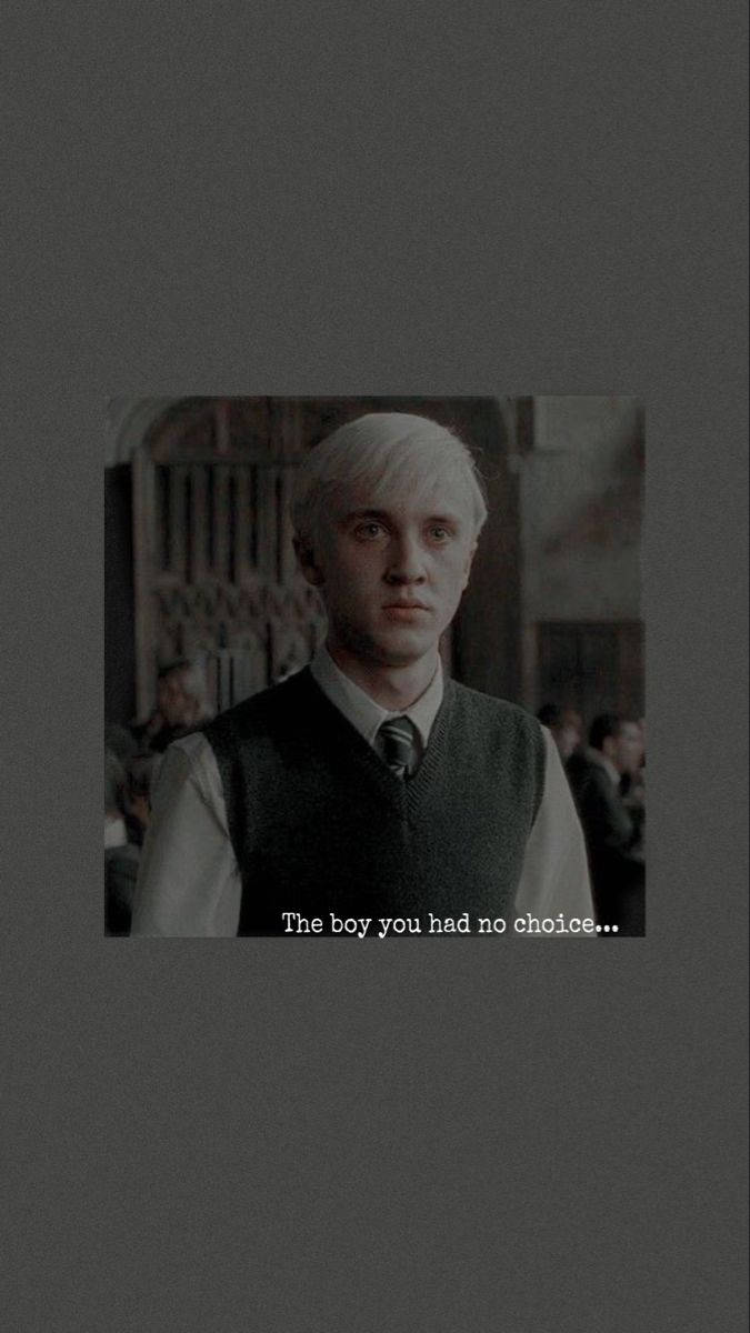 Mood ya Draco Malfoy Mwenye Huzuni Picha ya Ukuta