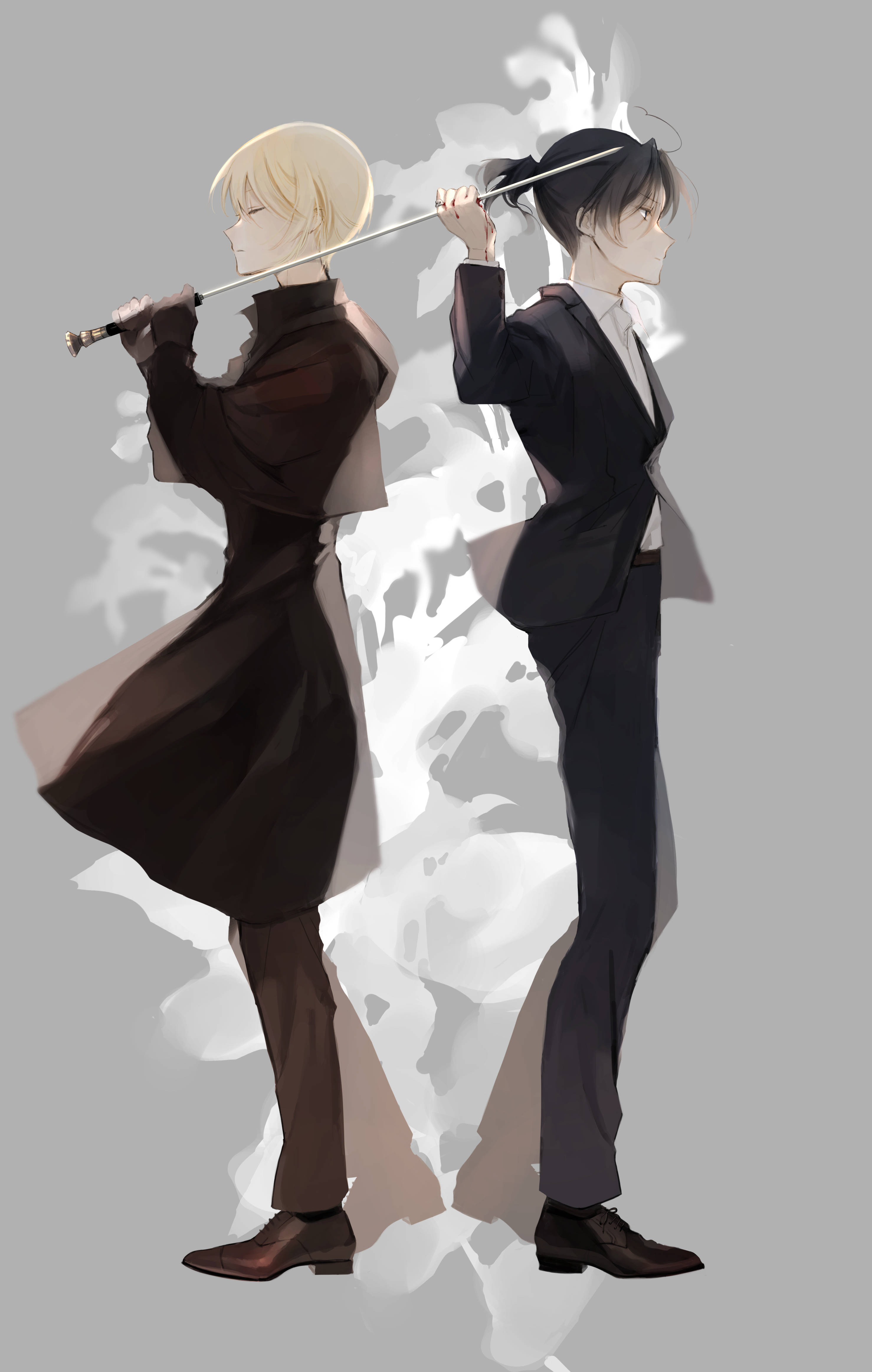 Moriarty The Patriot William na Sherlock Fanart Picha ya Ukuta