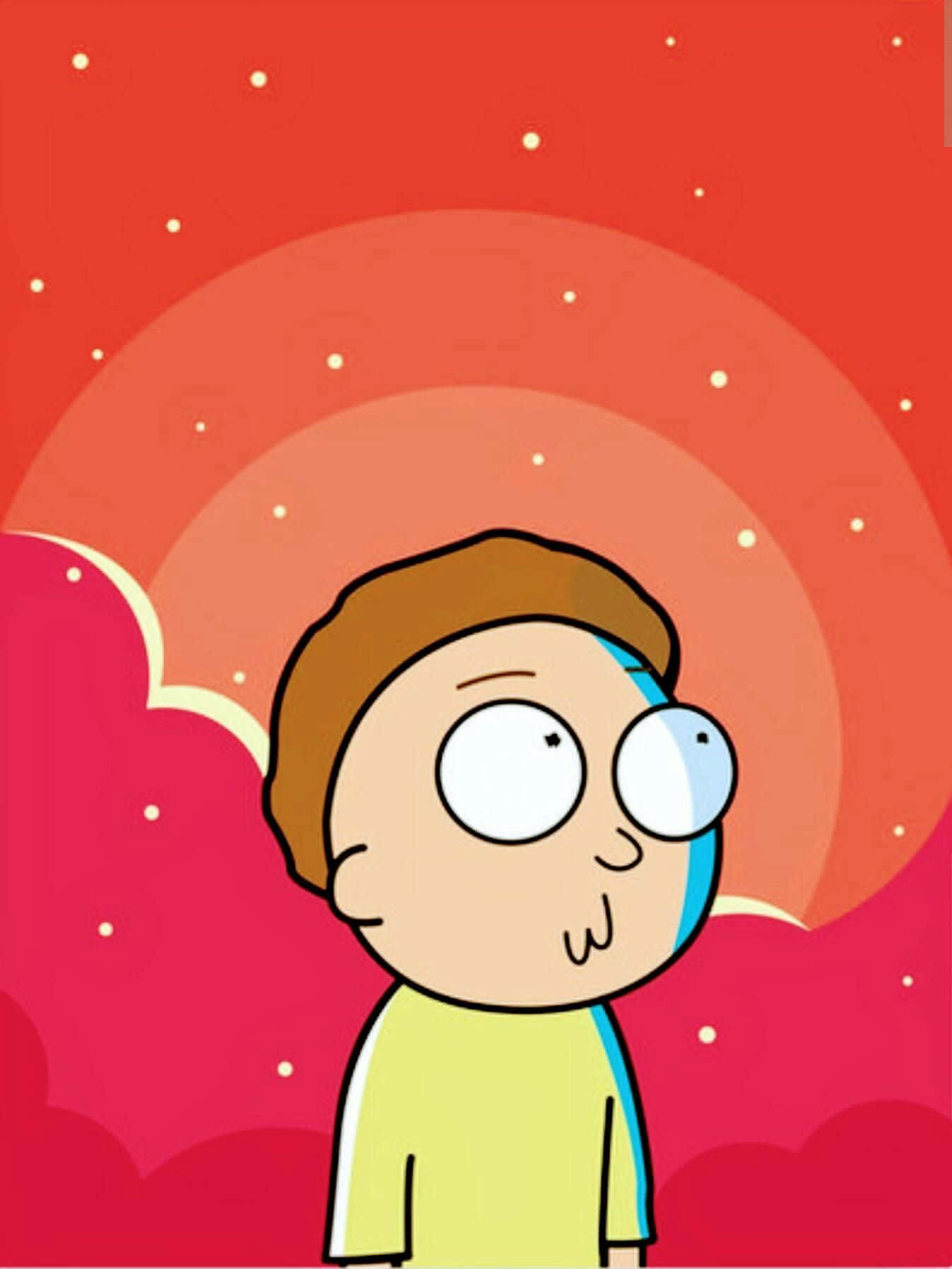 Morty Smith - Msaidizi wa Ajabu wa Kusafiri Katika Ulimwengu Picha ya Ukuta