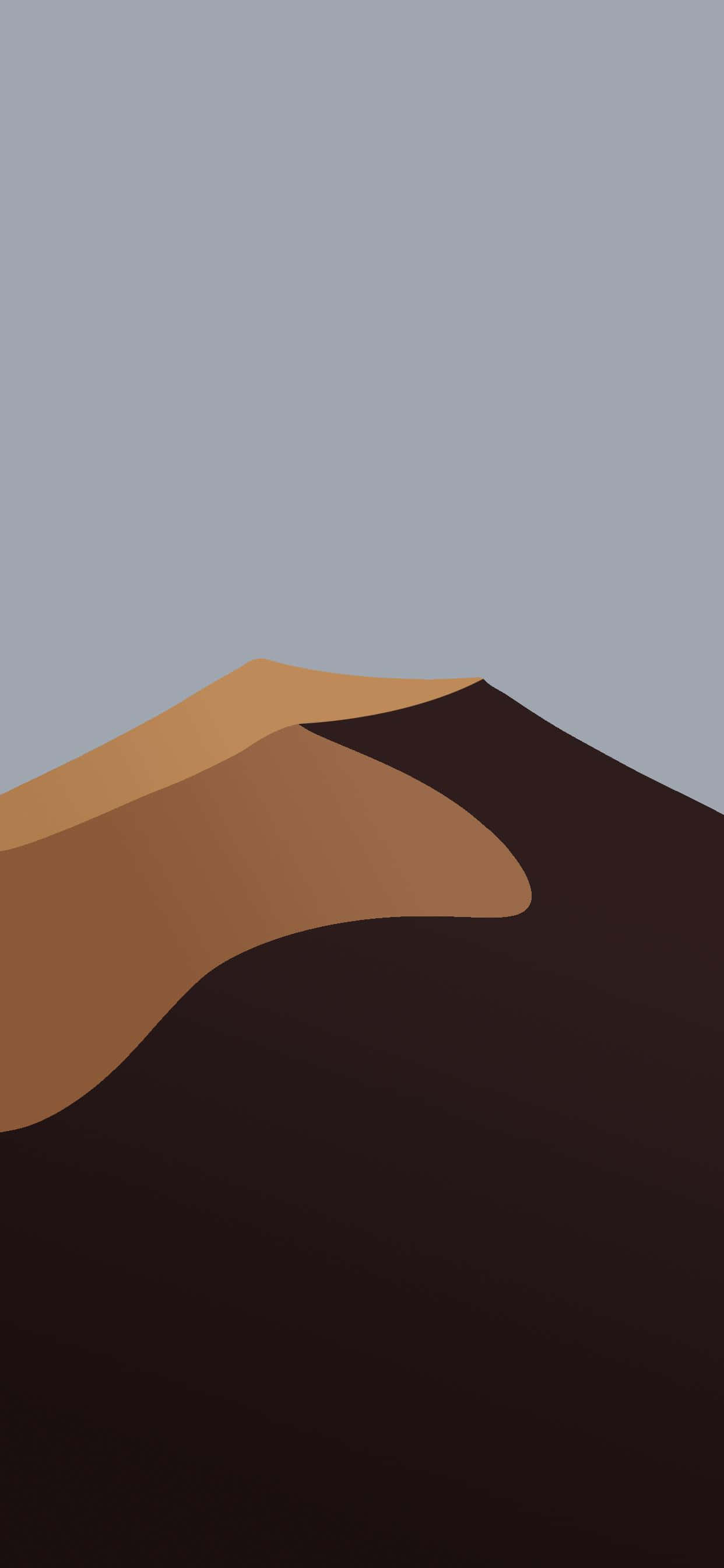 Mound Of Sand In Desert iPhone Picha ya Ukuta