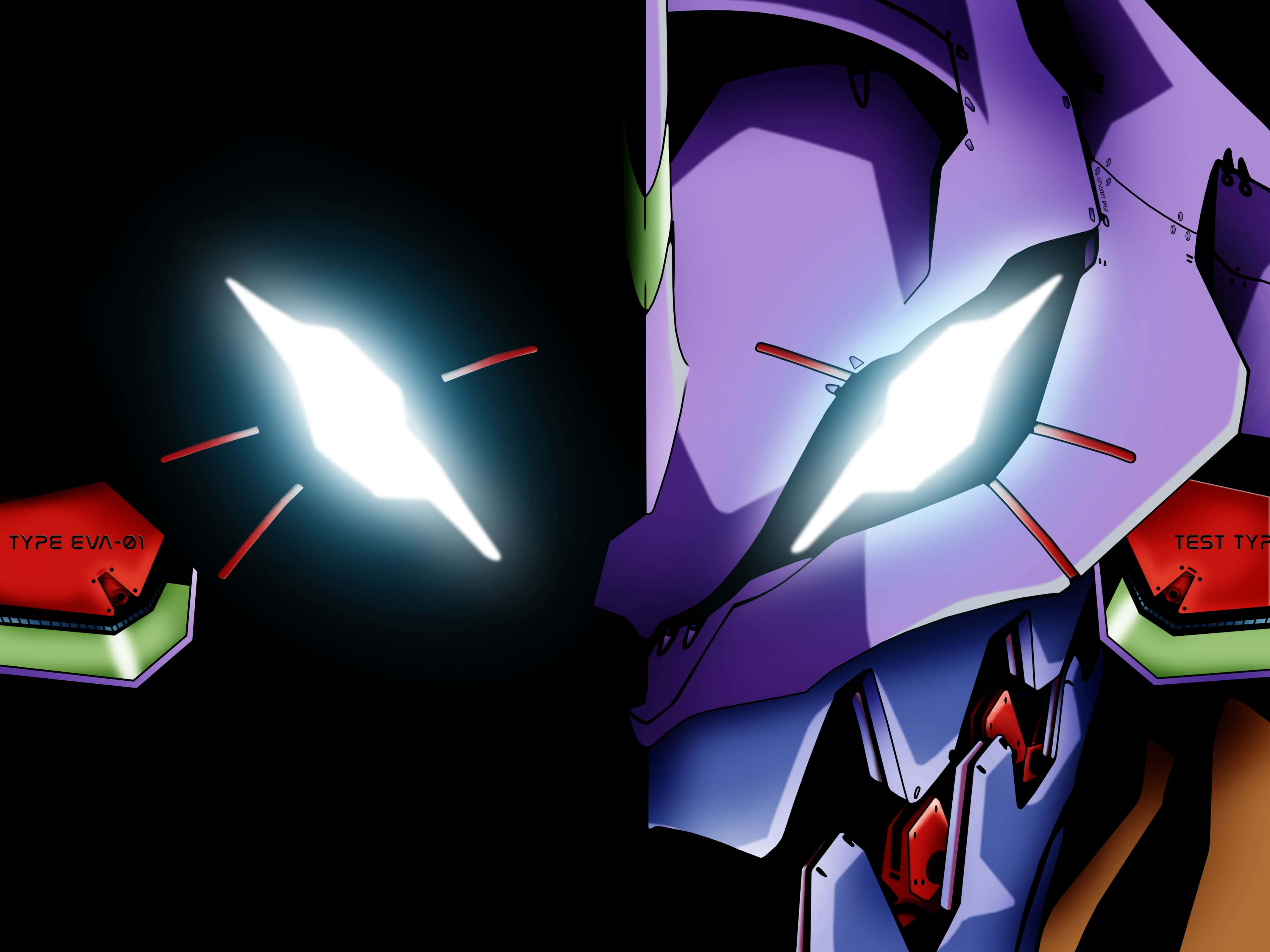 "Moyo wa mwanadamu unajaa hisia katika Neon Genesis Evangelion" Picha ya Ukuta
