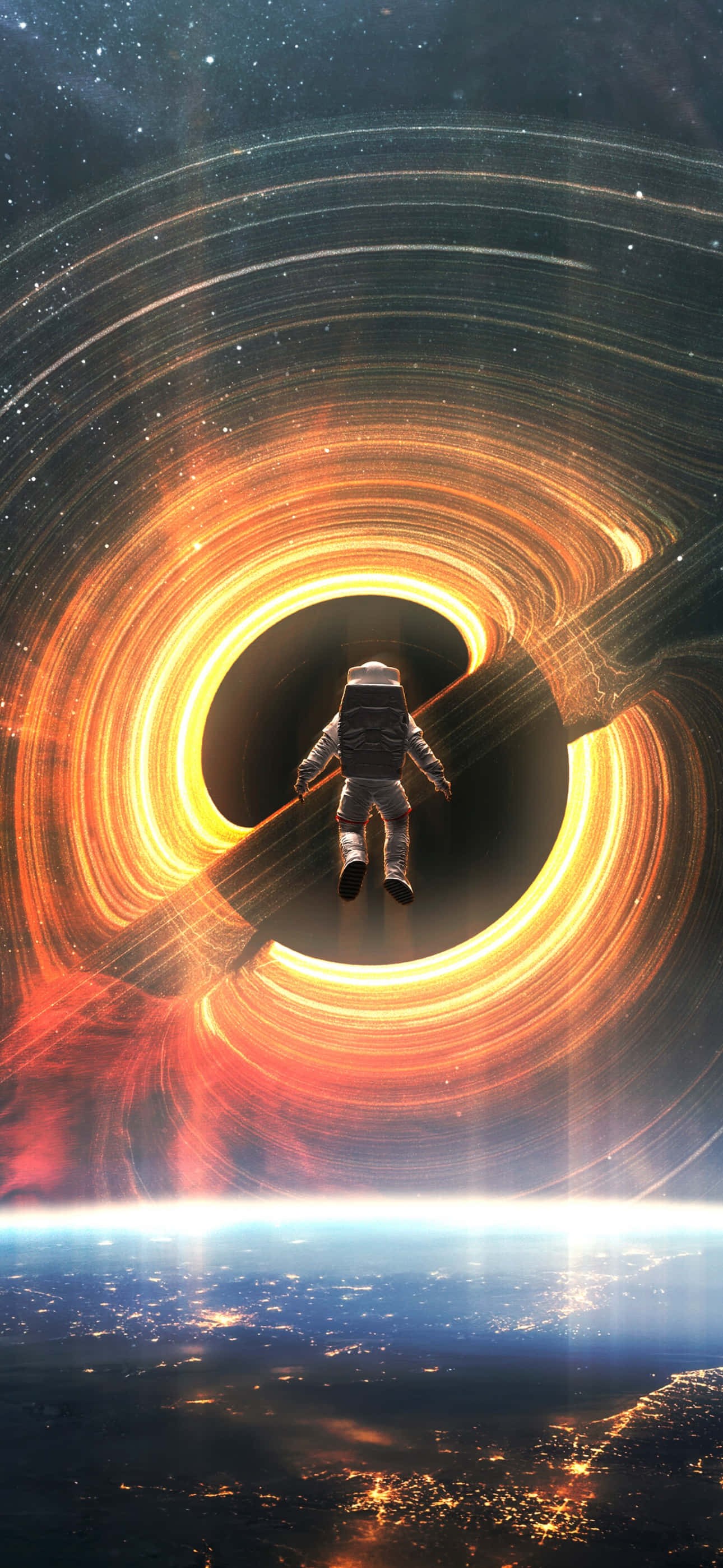 Mpango wa Black Hole Picha ya Ukuta