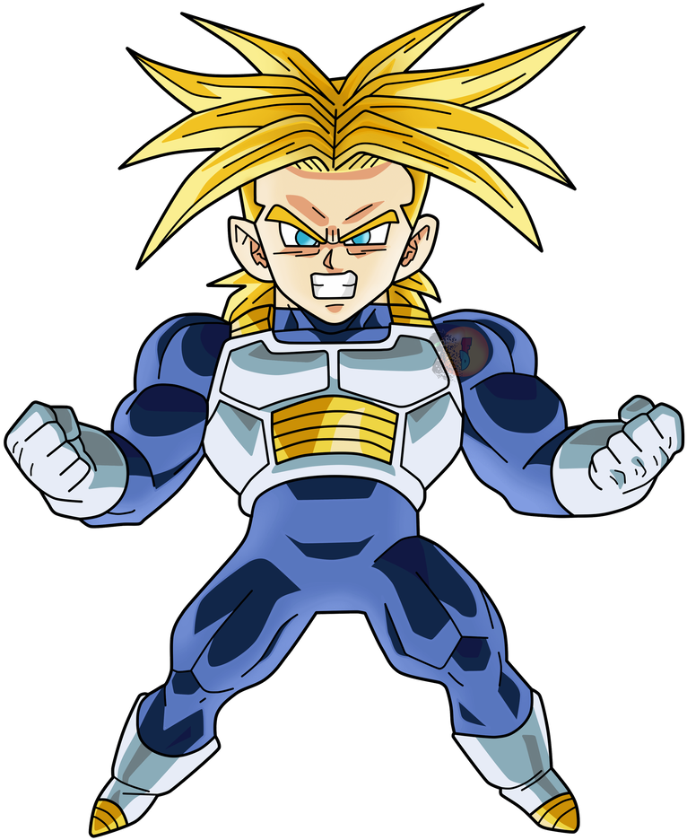 Mpiganaji Chibi Super Saiyan Picha ya Ukuta