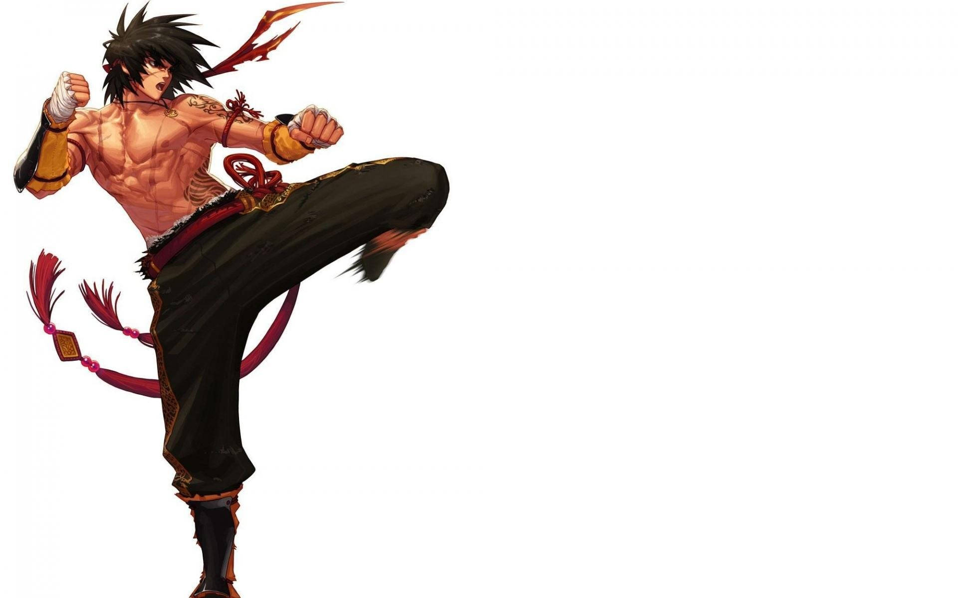 Mpiganaji wa Anime Neo Brawler Picha ya Ukuta