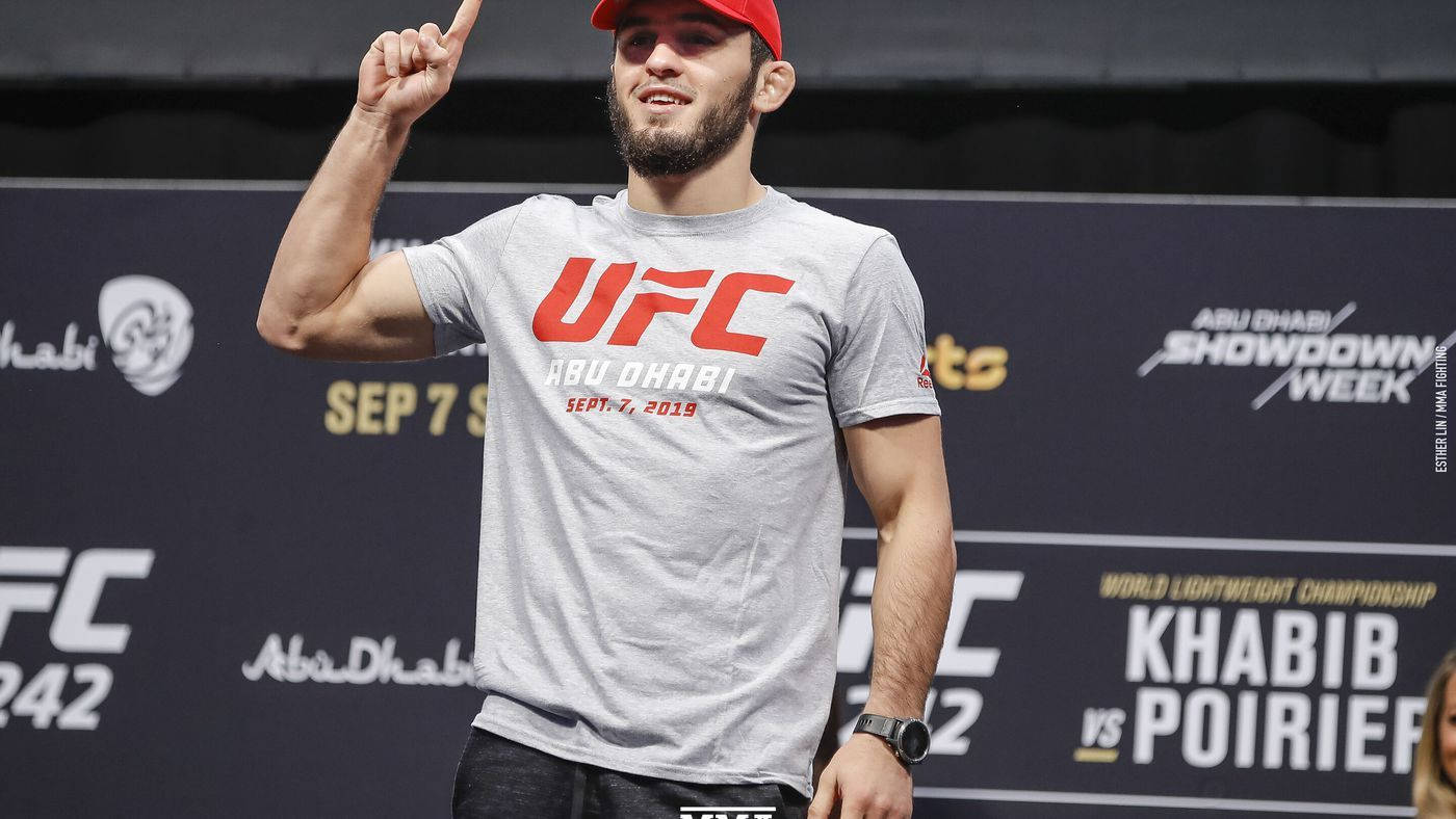 Mpiganaji wa UFC Islam Makhachev Picha ya Ukuta