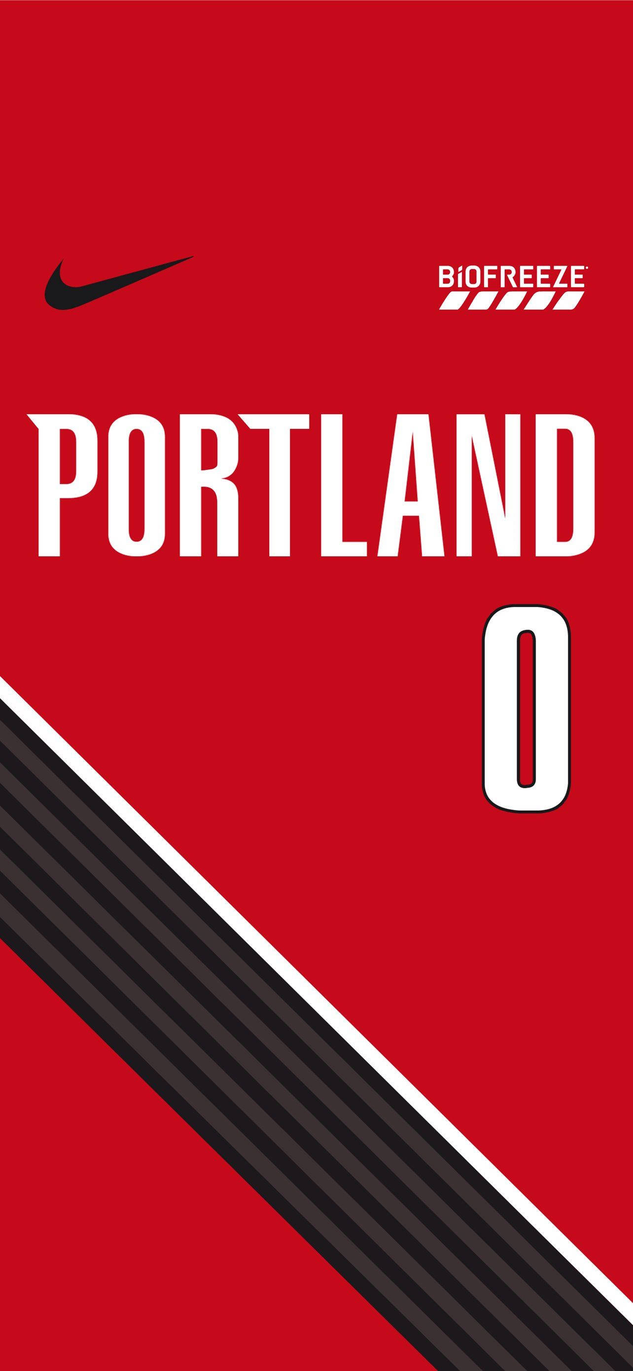 Mradi wa Tema ya Jersey ya Damian Lillard Picha ya Ukuta