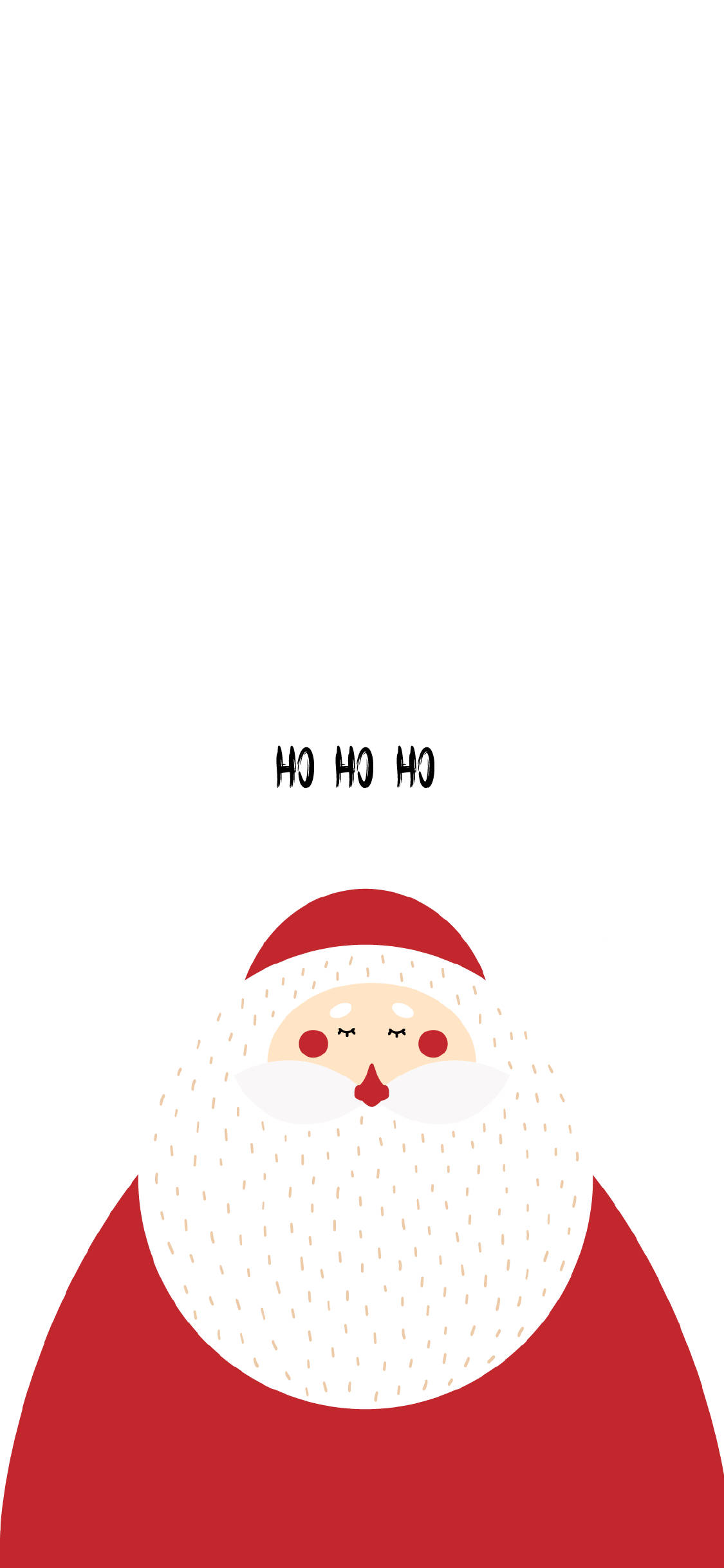 Mrembo Krismasi iPhone Santa Picha ya Ukuta