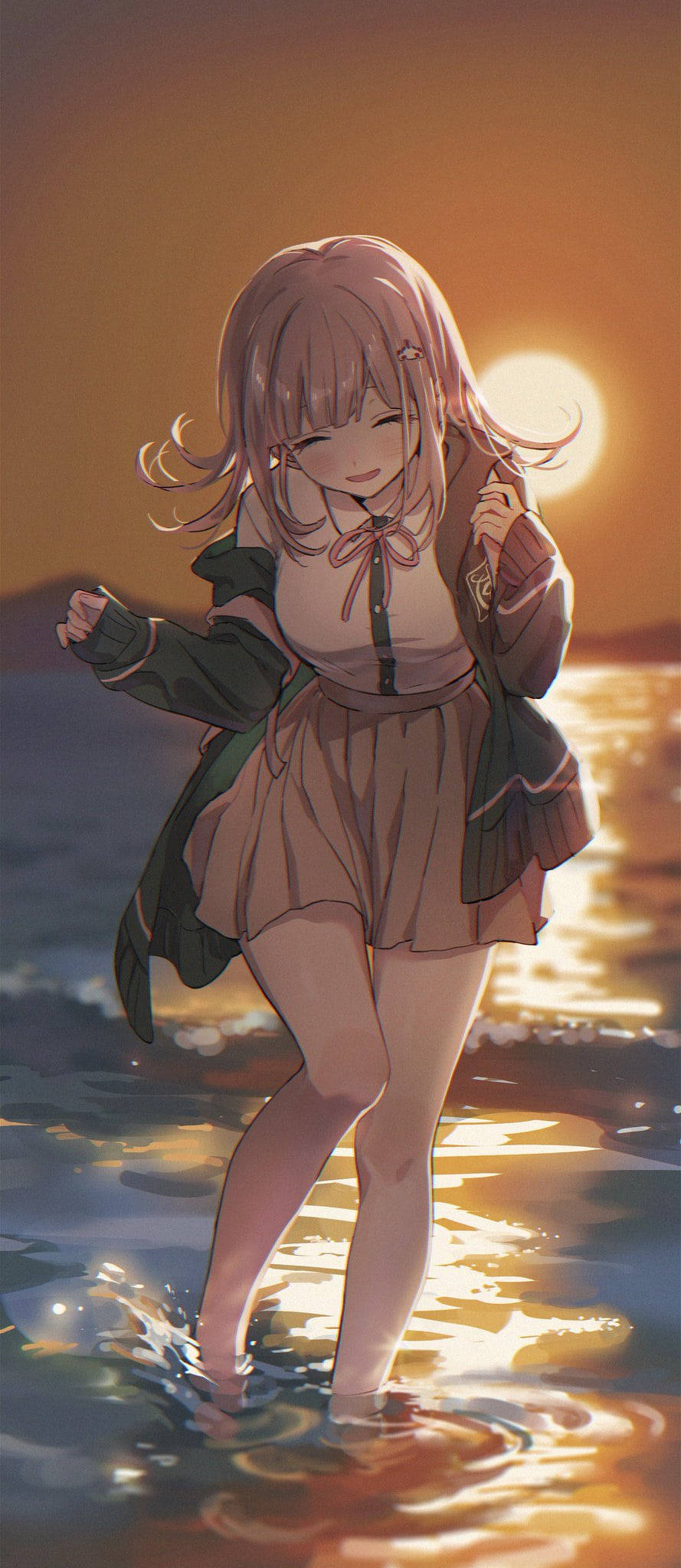 Mrembo Mrembo Chiaki Nanami Picha ya Ukuta