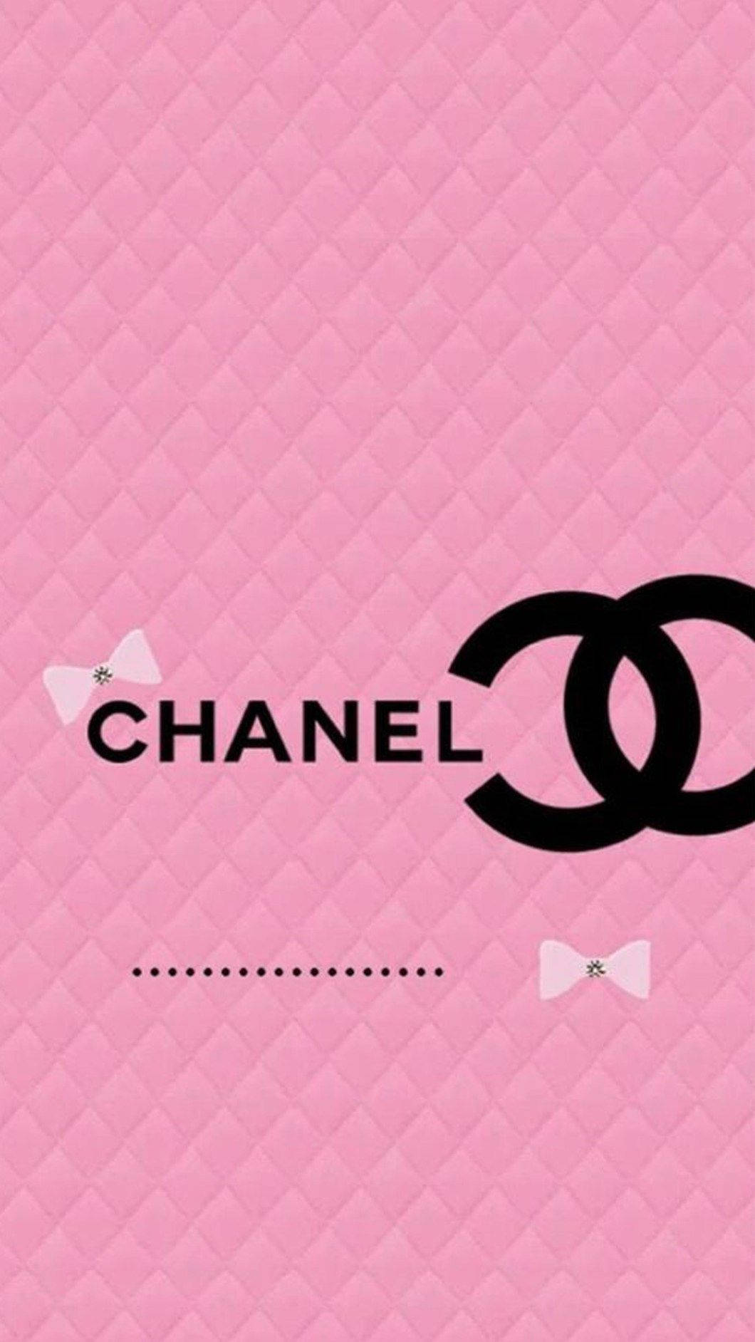 Mrembo wa Kike Chanel Pink Picha ya Ukuta