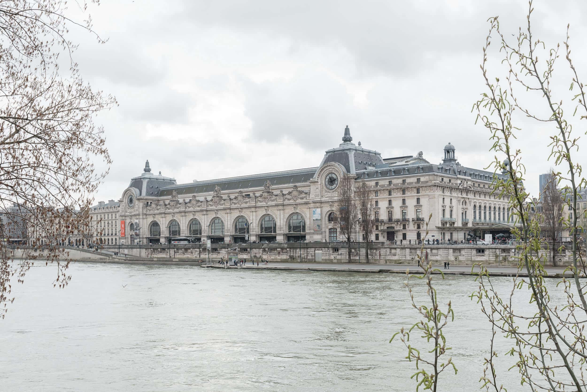 Mrembo wa Musée d'Orsay Mweupe Picha ya Ukuta