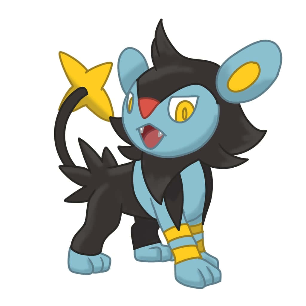 Mshangao wa Kukera - Luxio Pokemon Akiongea Kwa Nguvu Picha ya Ukuta