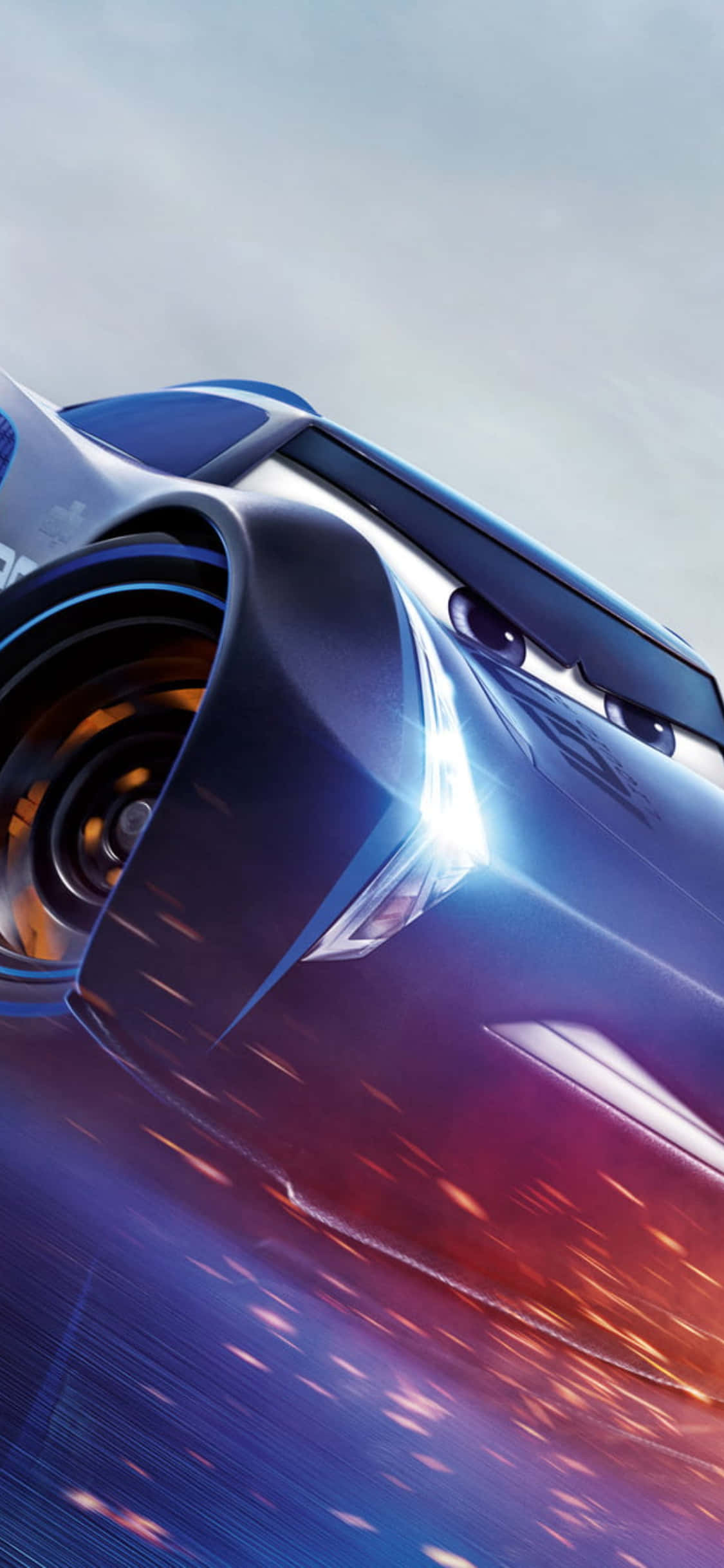 Mshindani Jackson Storm iPhone X Cars Background Picha ya Ukuta