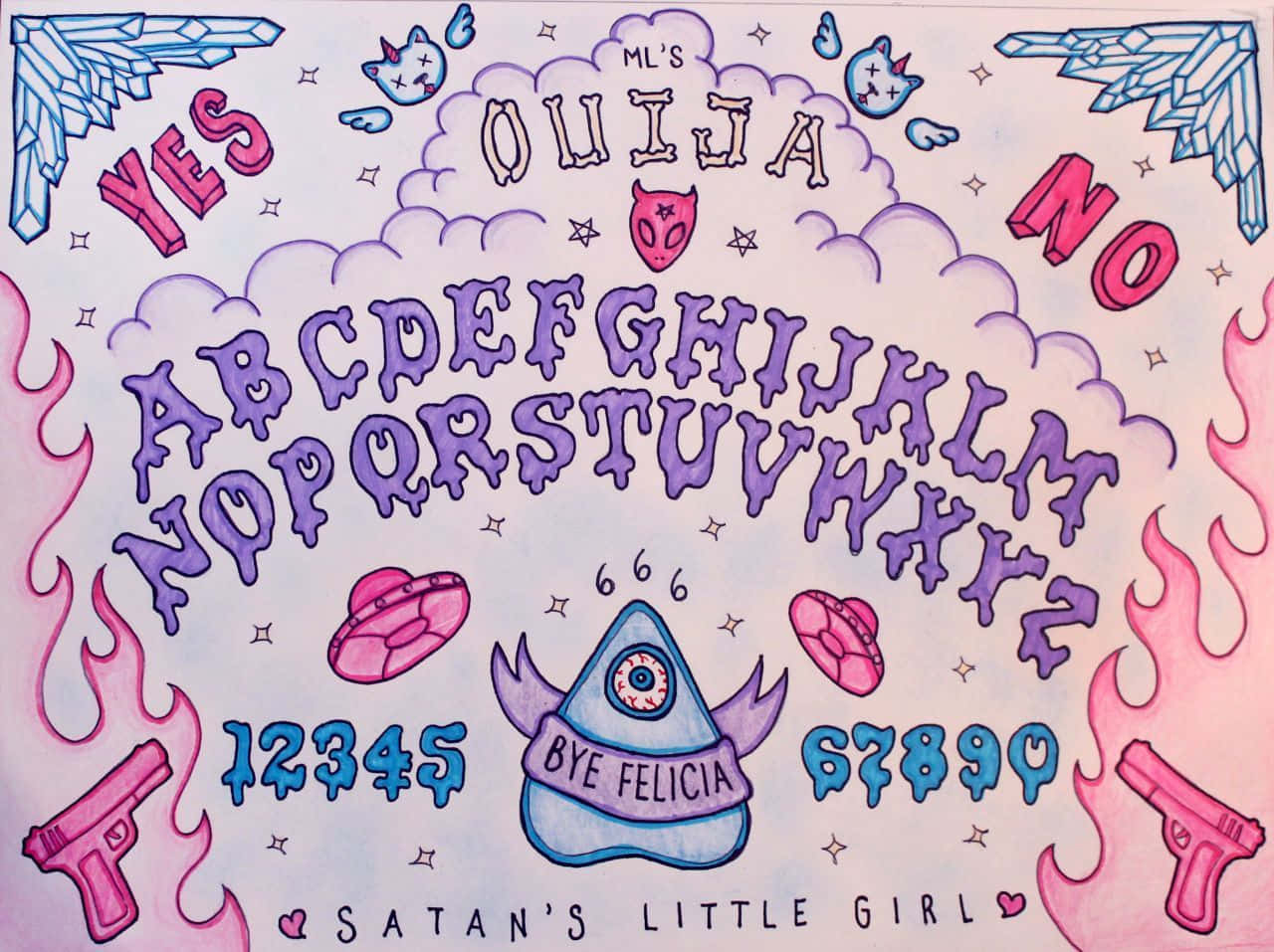 Msichana wa pastel goth akifurahia uzuri wa asili Picha ya Ukuta