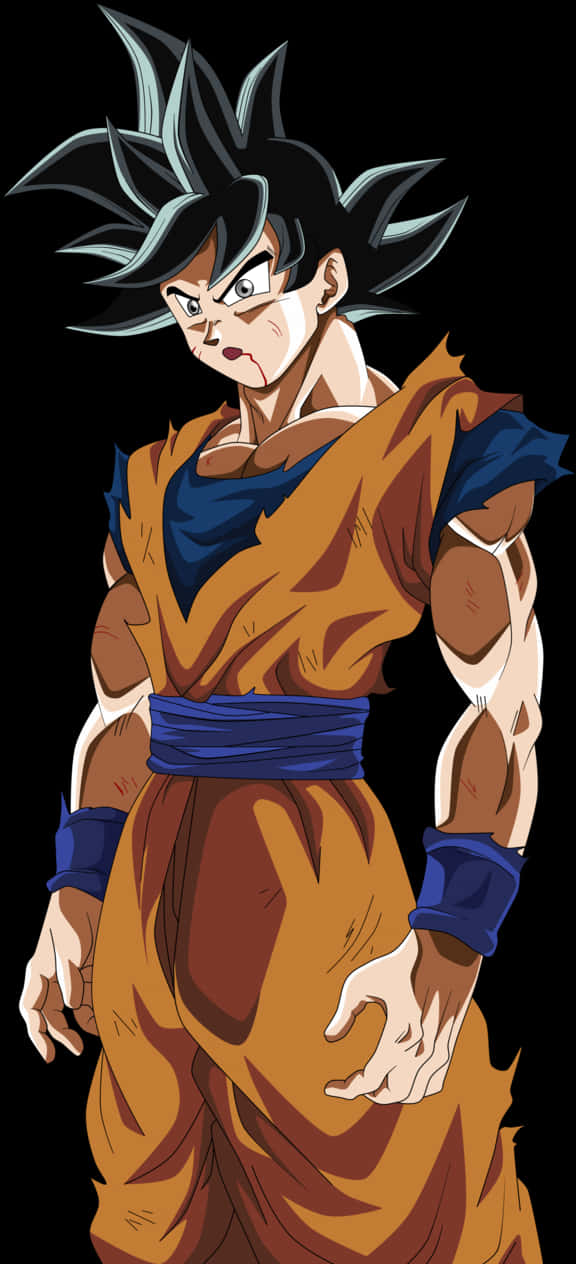 Msimamo wa Goku wa Ultra Instinct Picha ya Ukuta